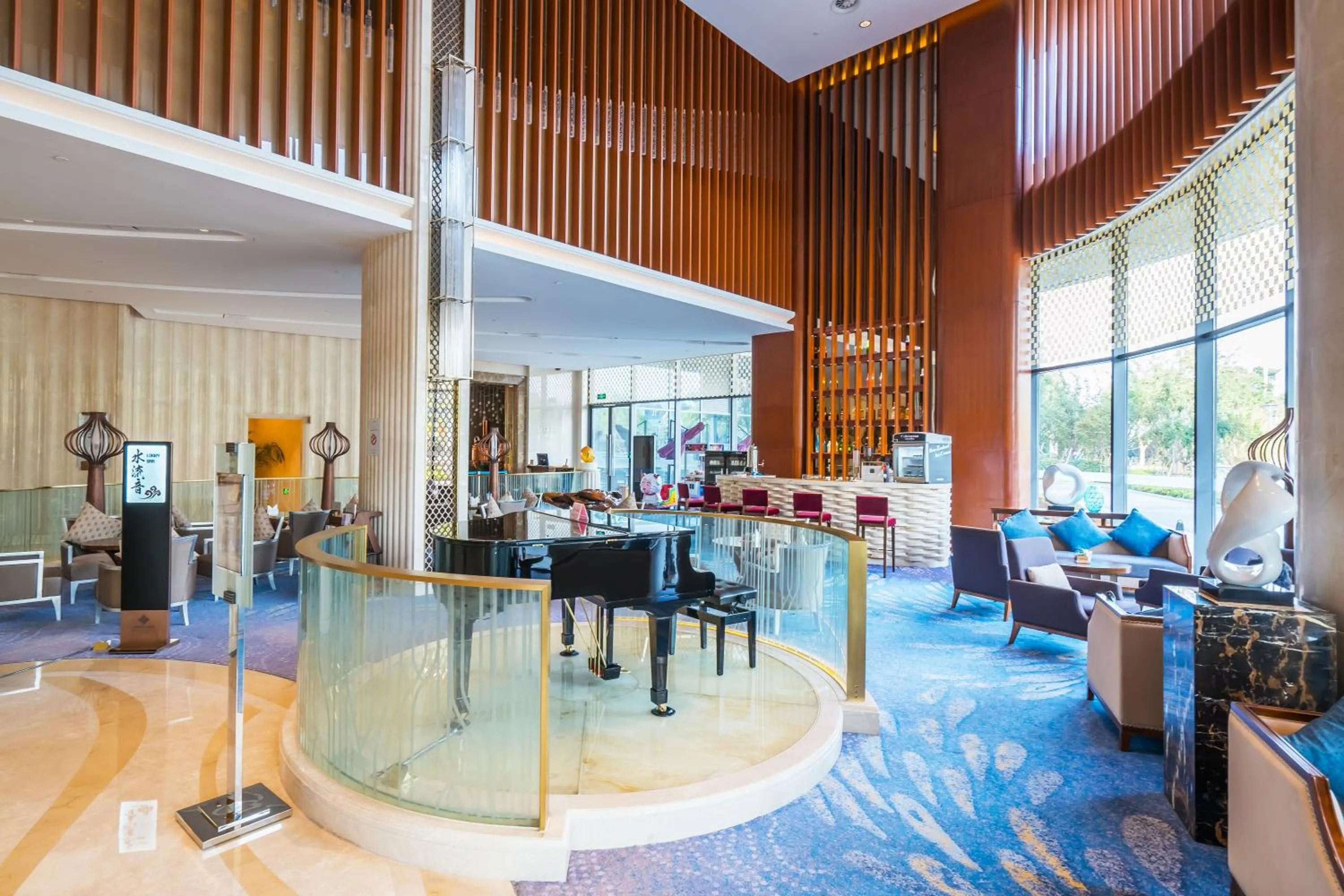 Living room in Jinling Shihu Garden Hotel