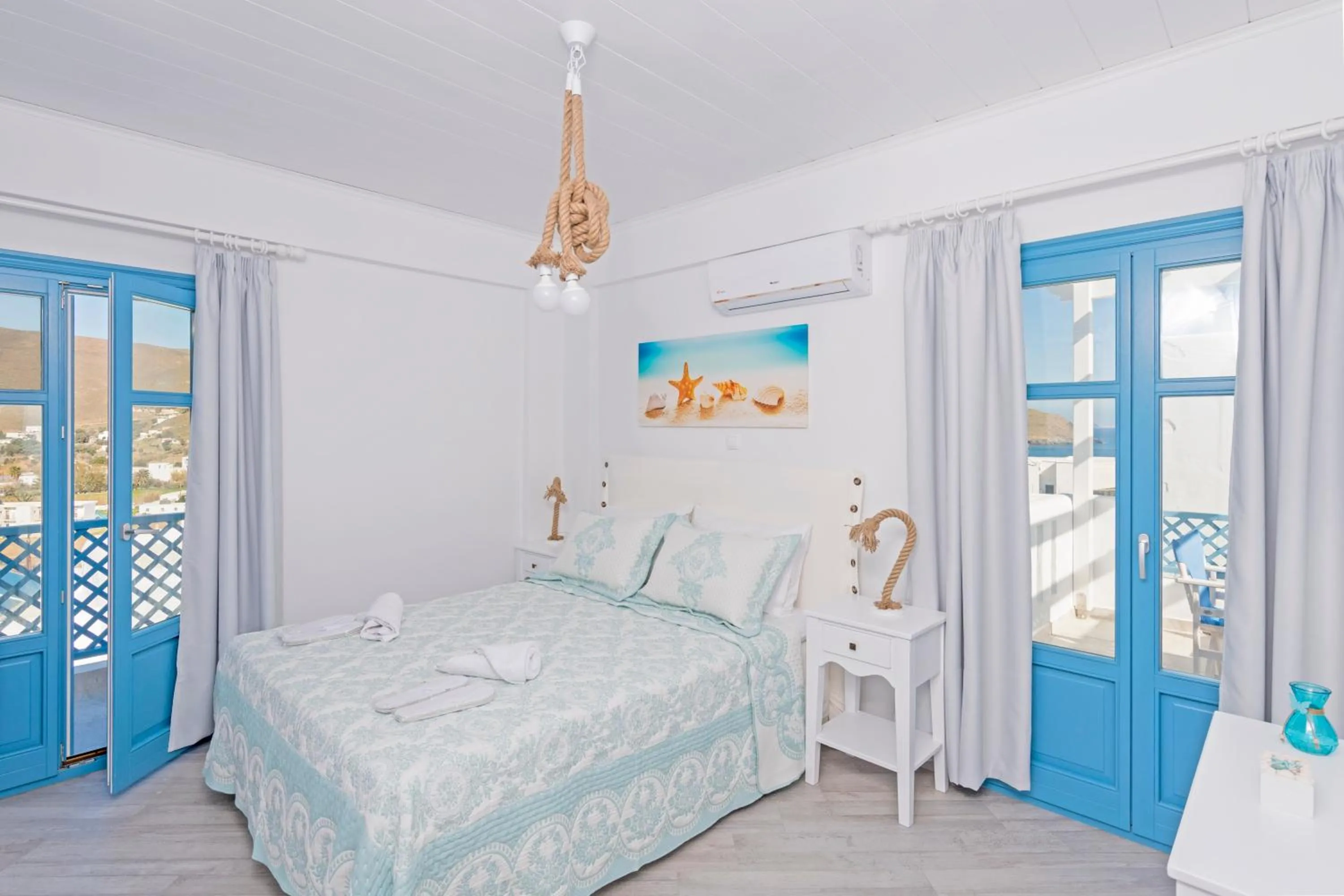 Bedroom, Bed in Aegean Sea Villas