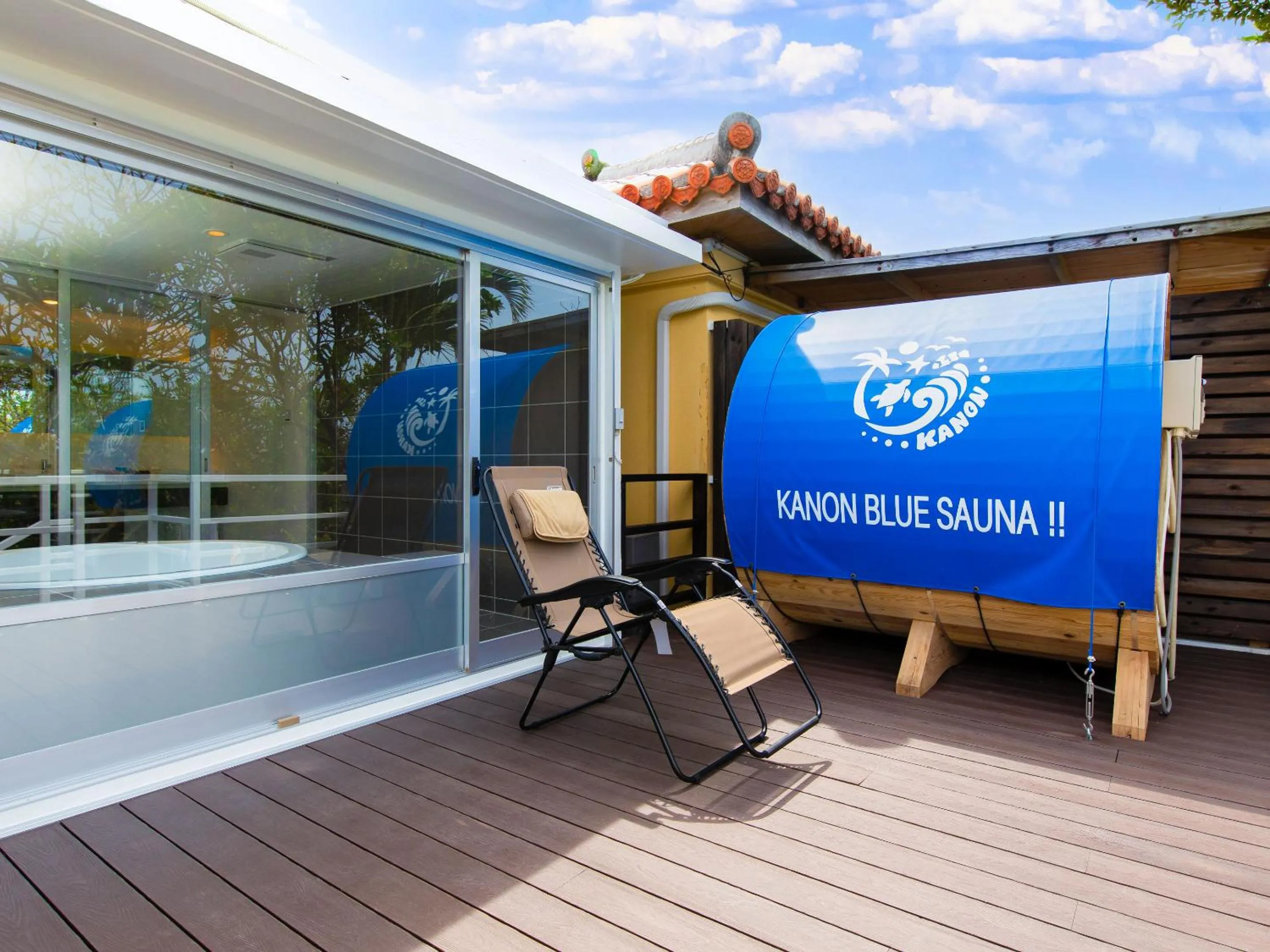 Sauna in Nagahama Beach Resort Kanon