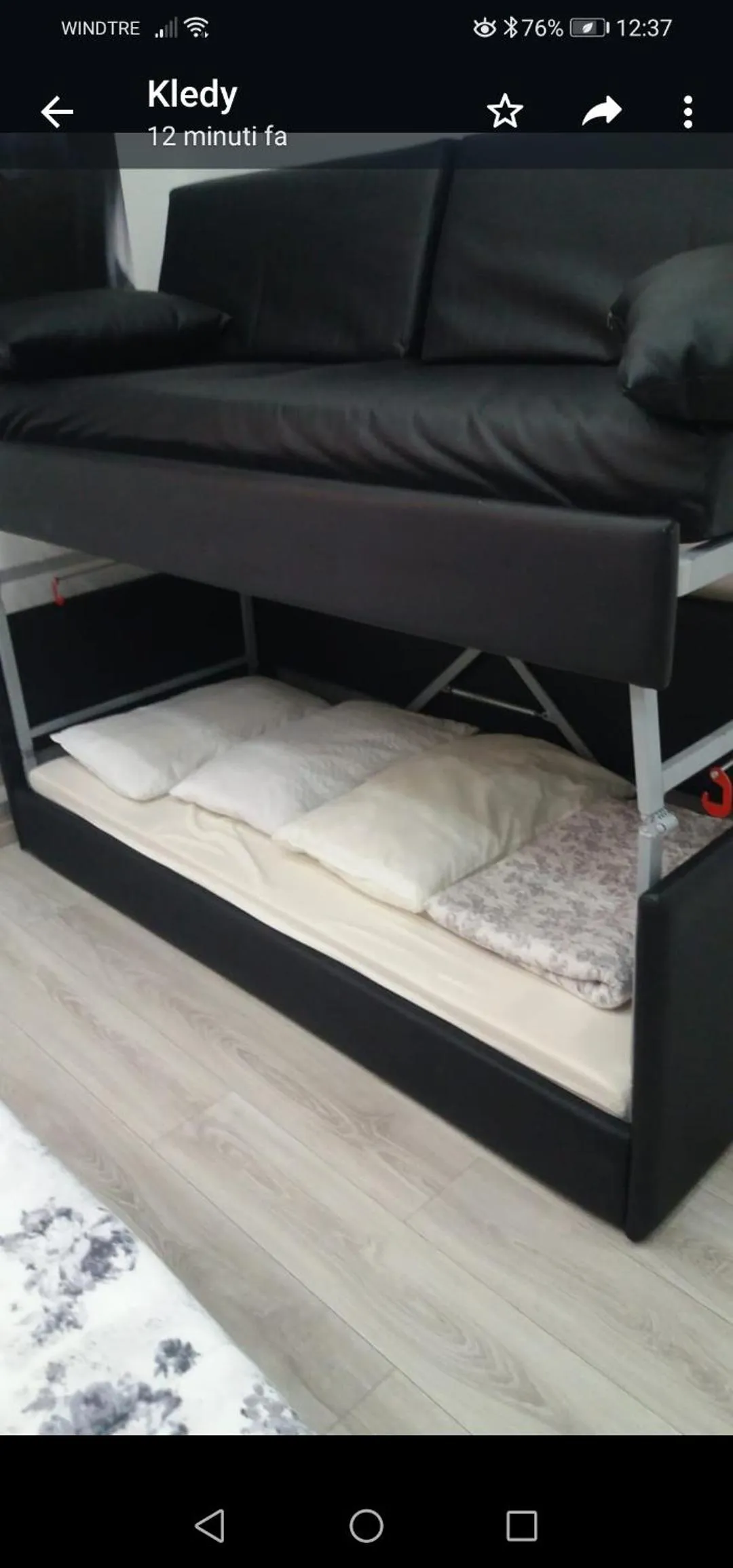 Bed in New Rome house 2