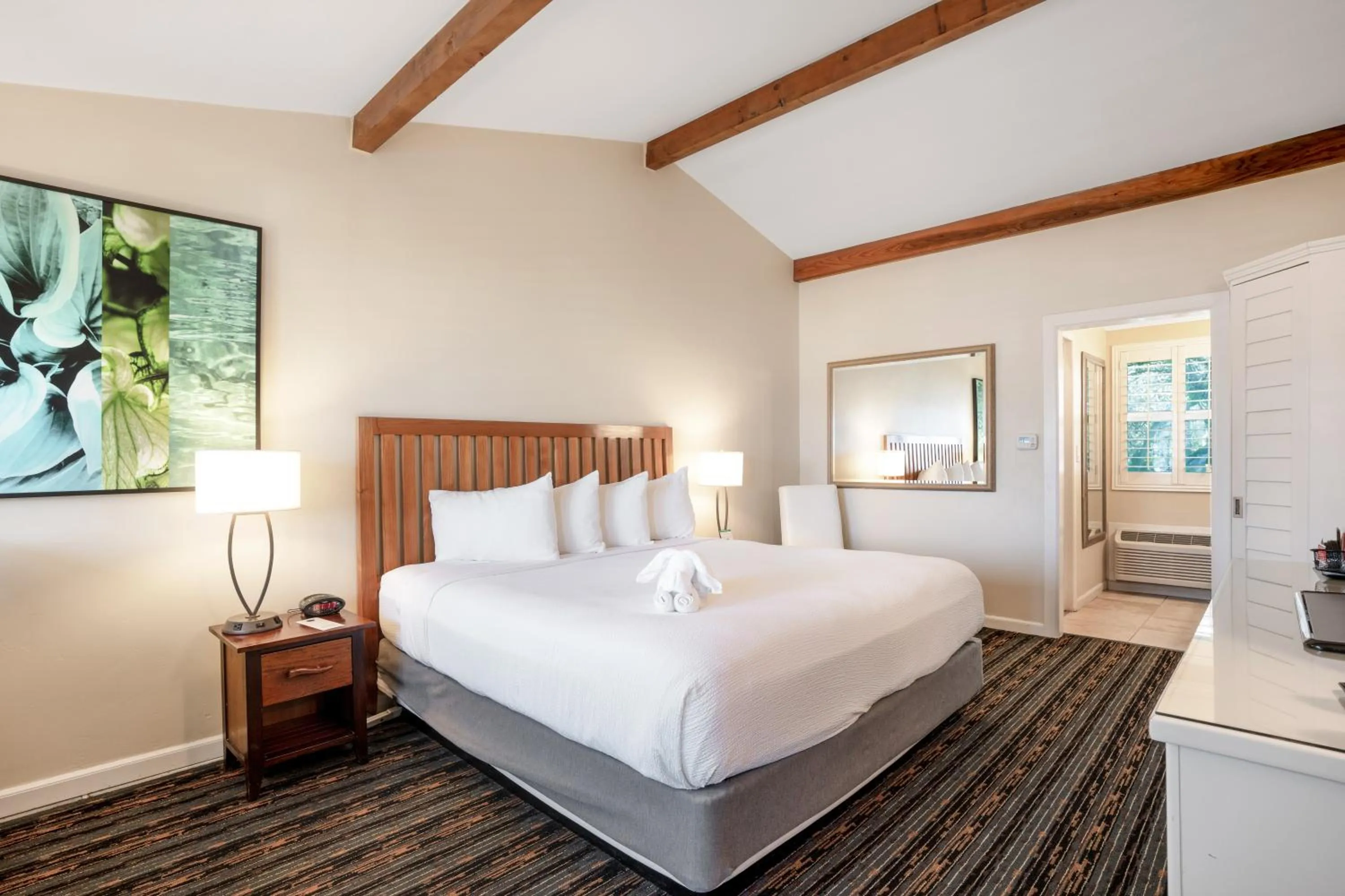 Bed in The Dana on Mission Bay