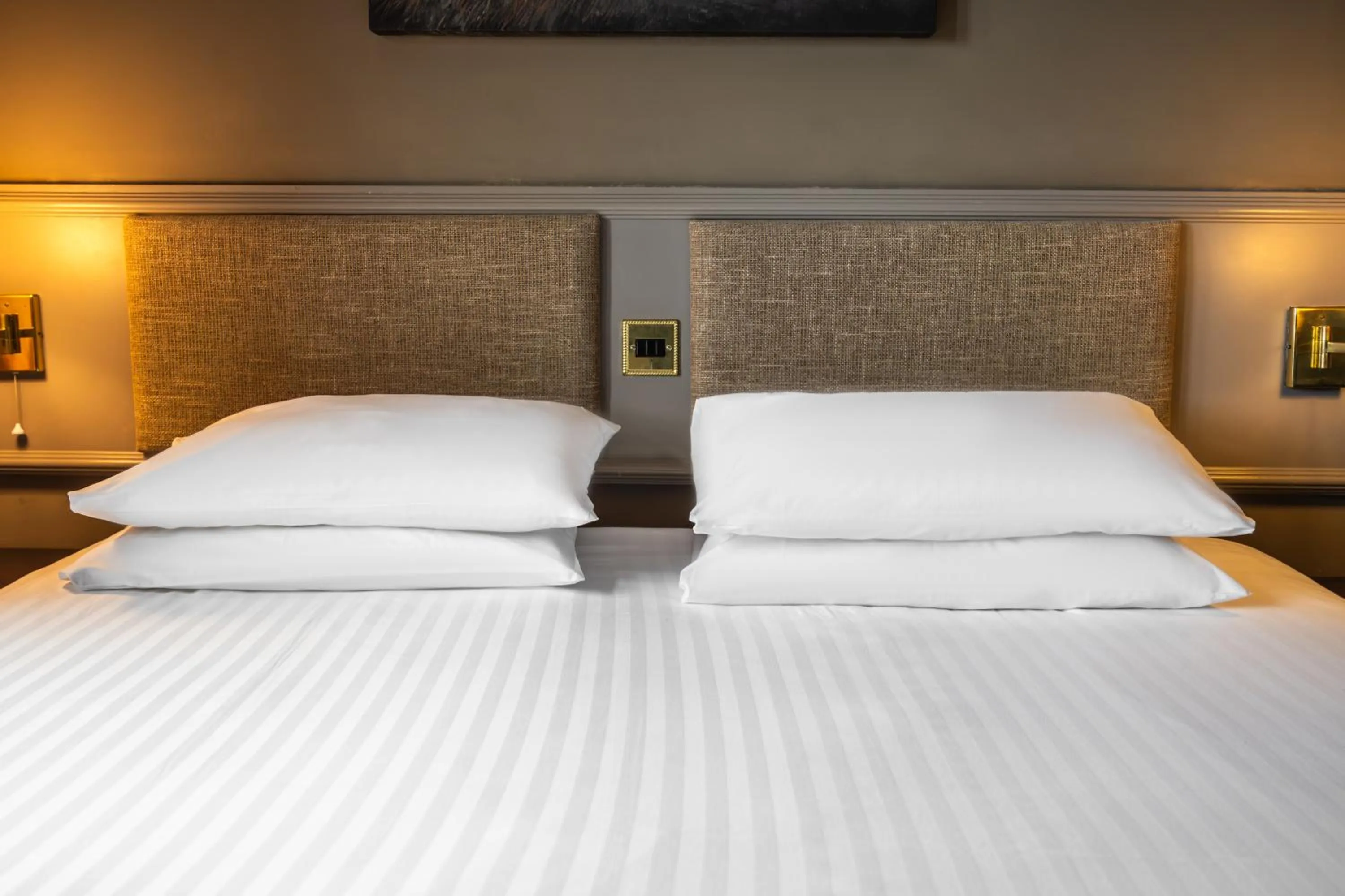 Bed in Pennine Manor Hotel