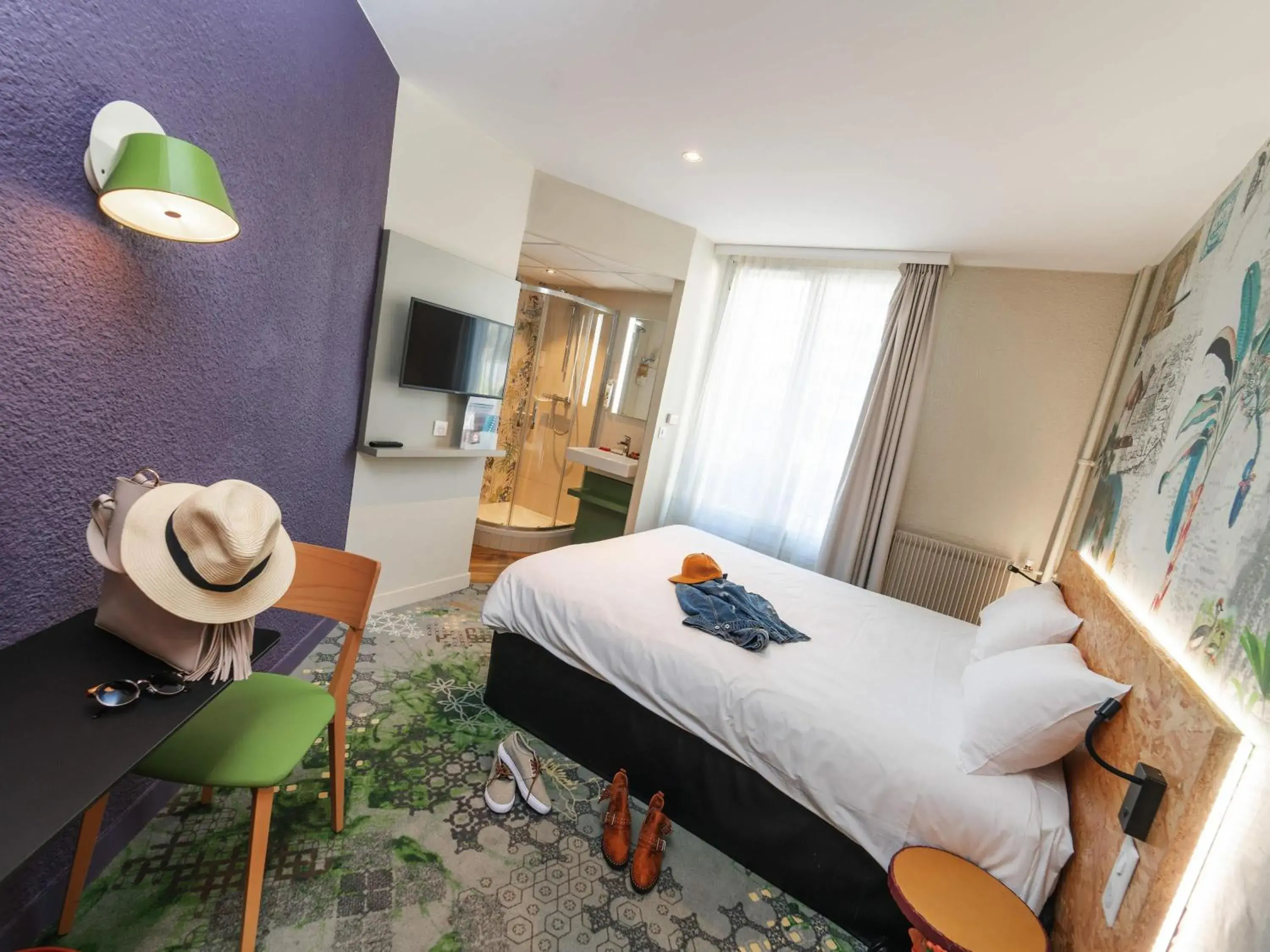 Bedroom, Bed in ibis Styles Paris Boulogne Marcel Sembat Bedroom, Bed in ibis Styles Paris Boulogne Marcel Sembat