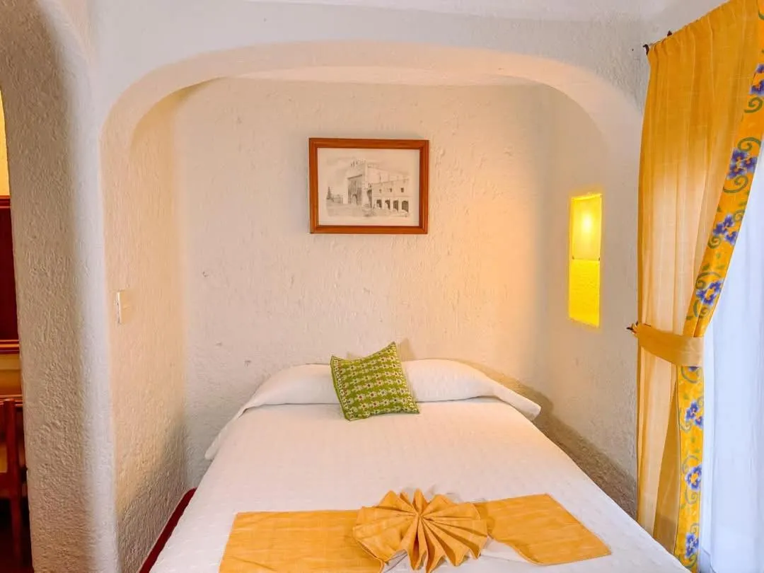 Bed in Villas Arqueologicas Cholula