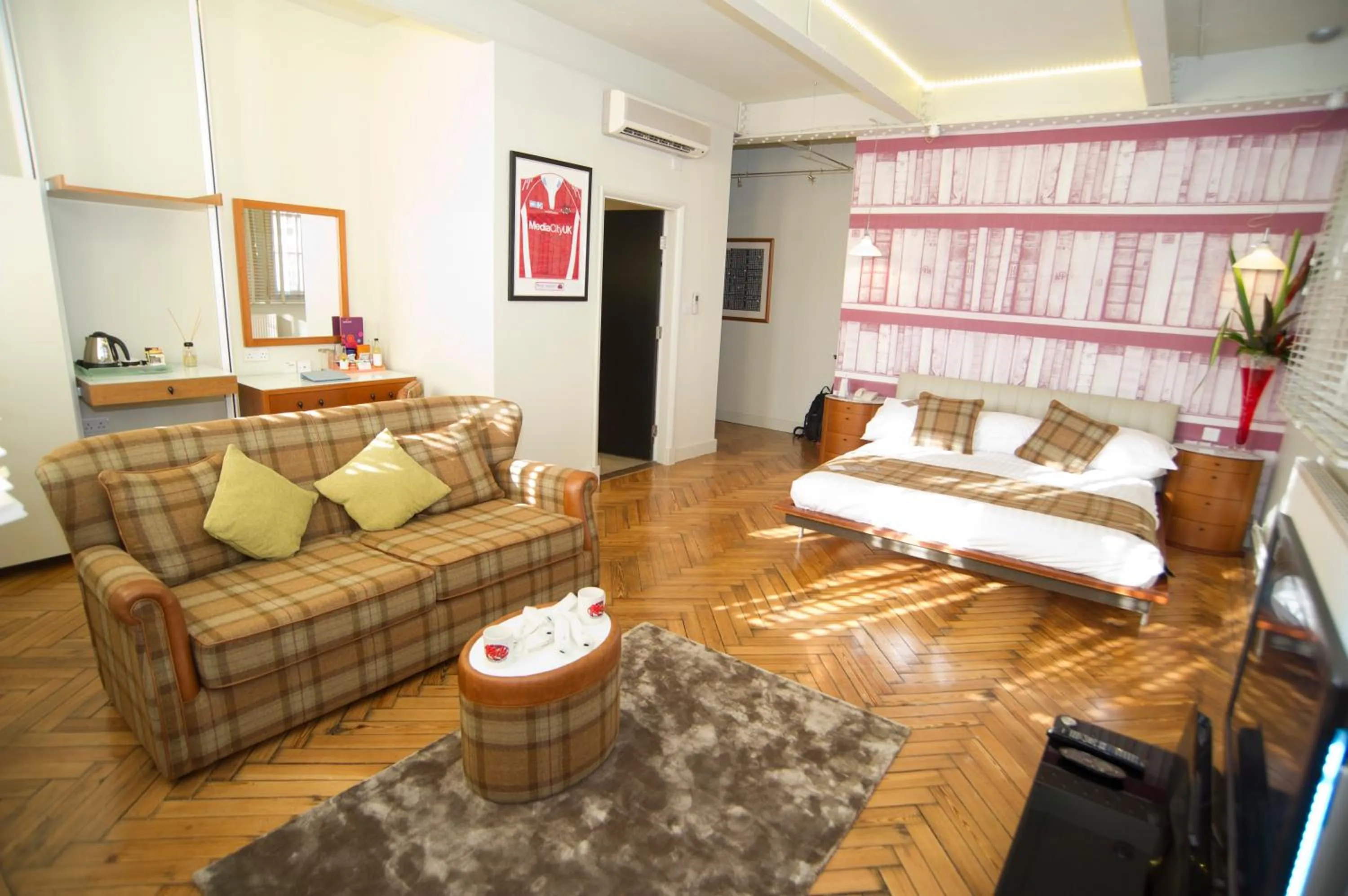 Photo of the whole room in ABode Manchester