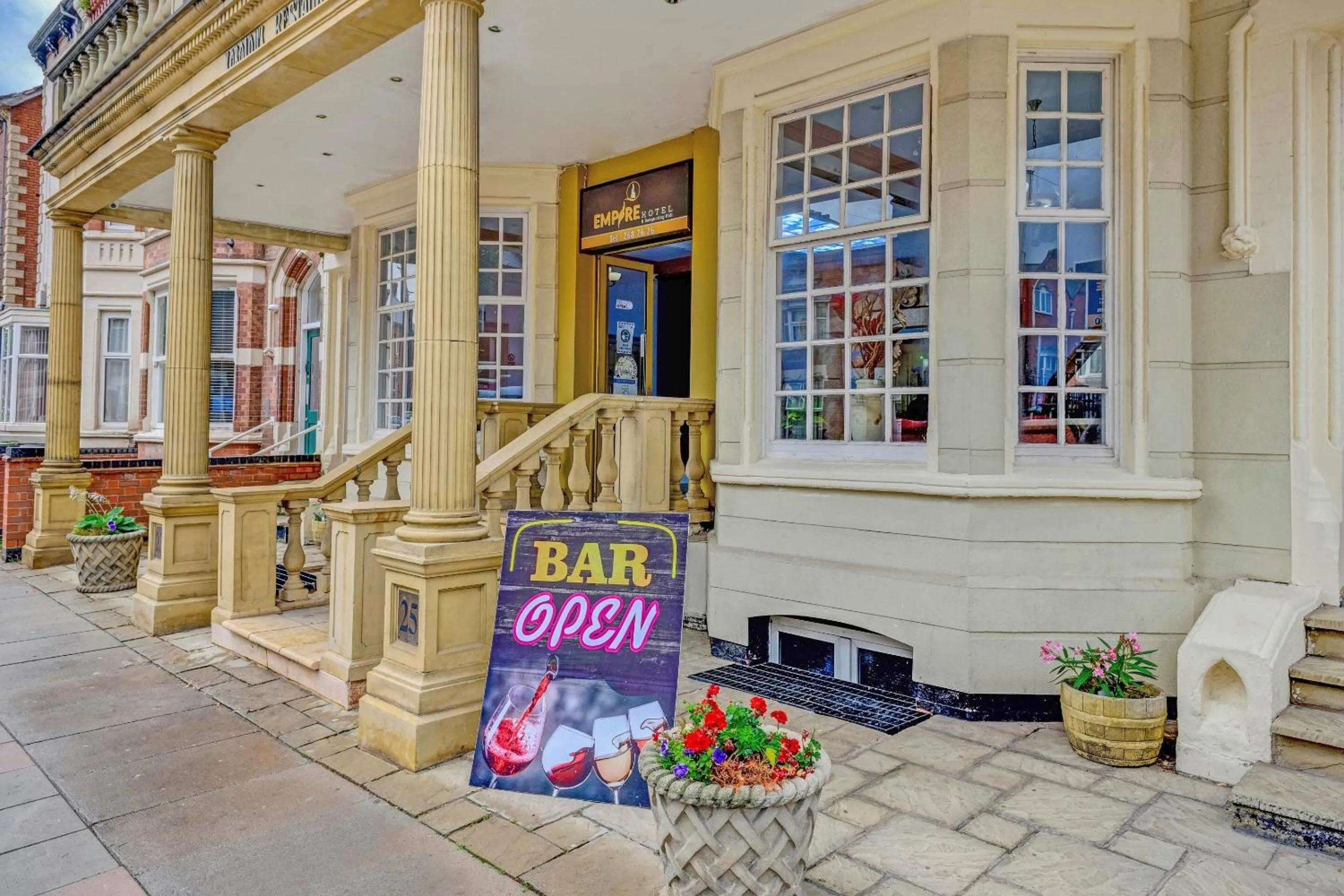 Facade/entrance in Empire Hotel