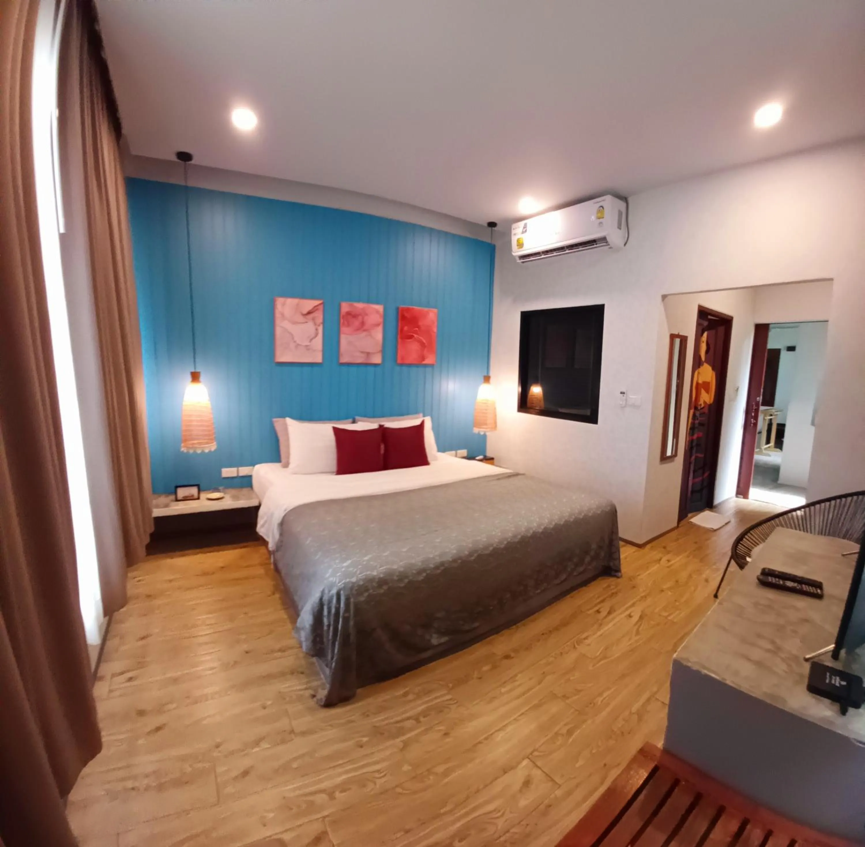 Bed in Mukrada House Boutique Hometel Krabi