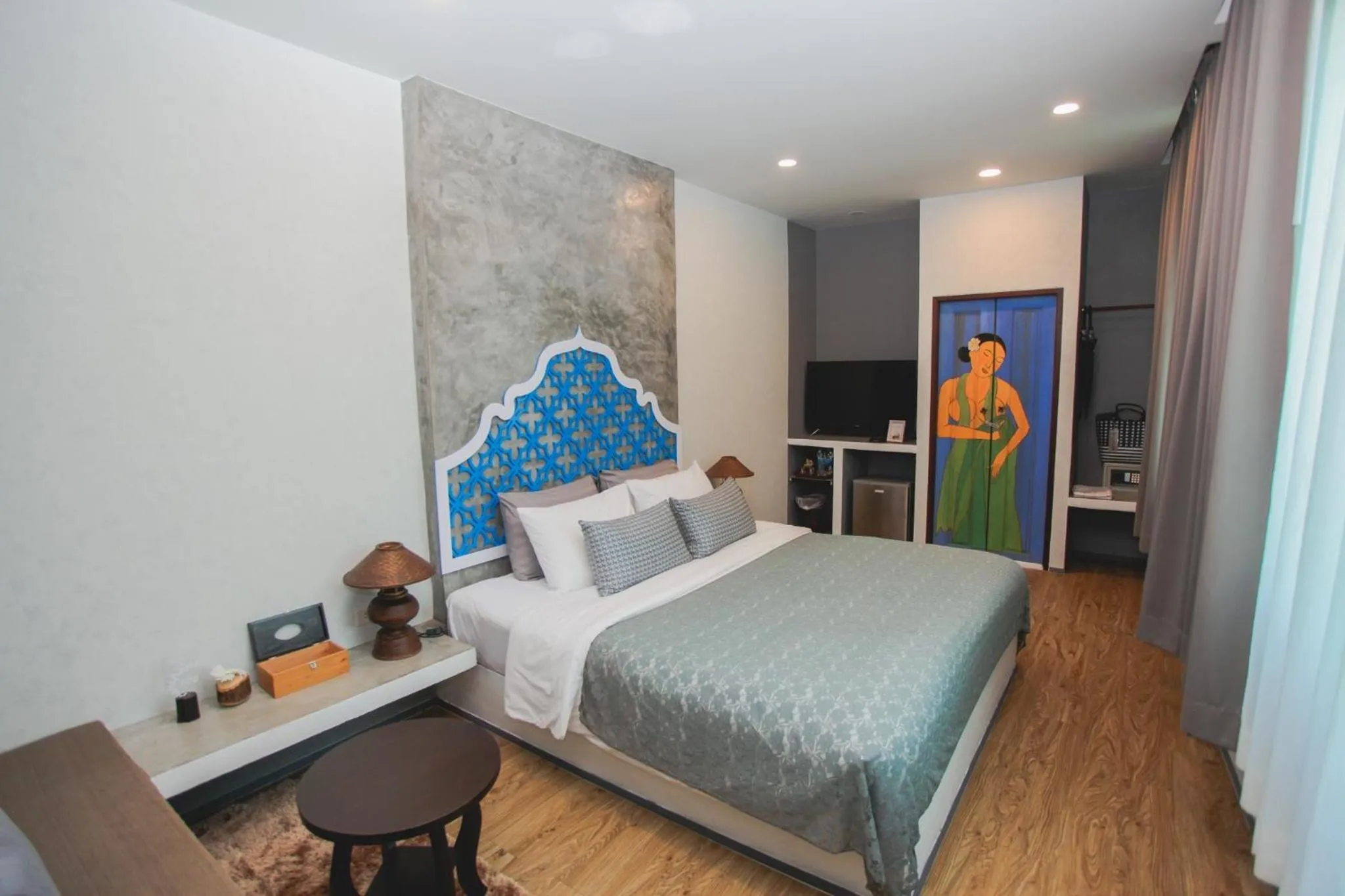 Bed in Mukrada House Boutique Hometel Krabi