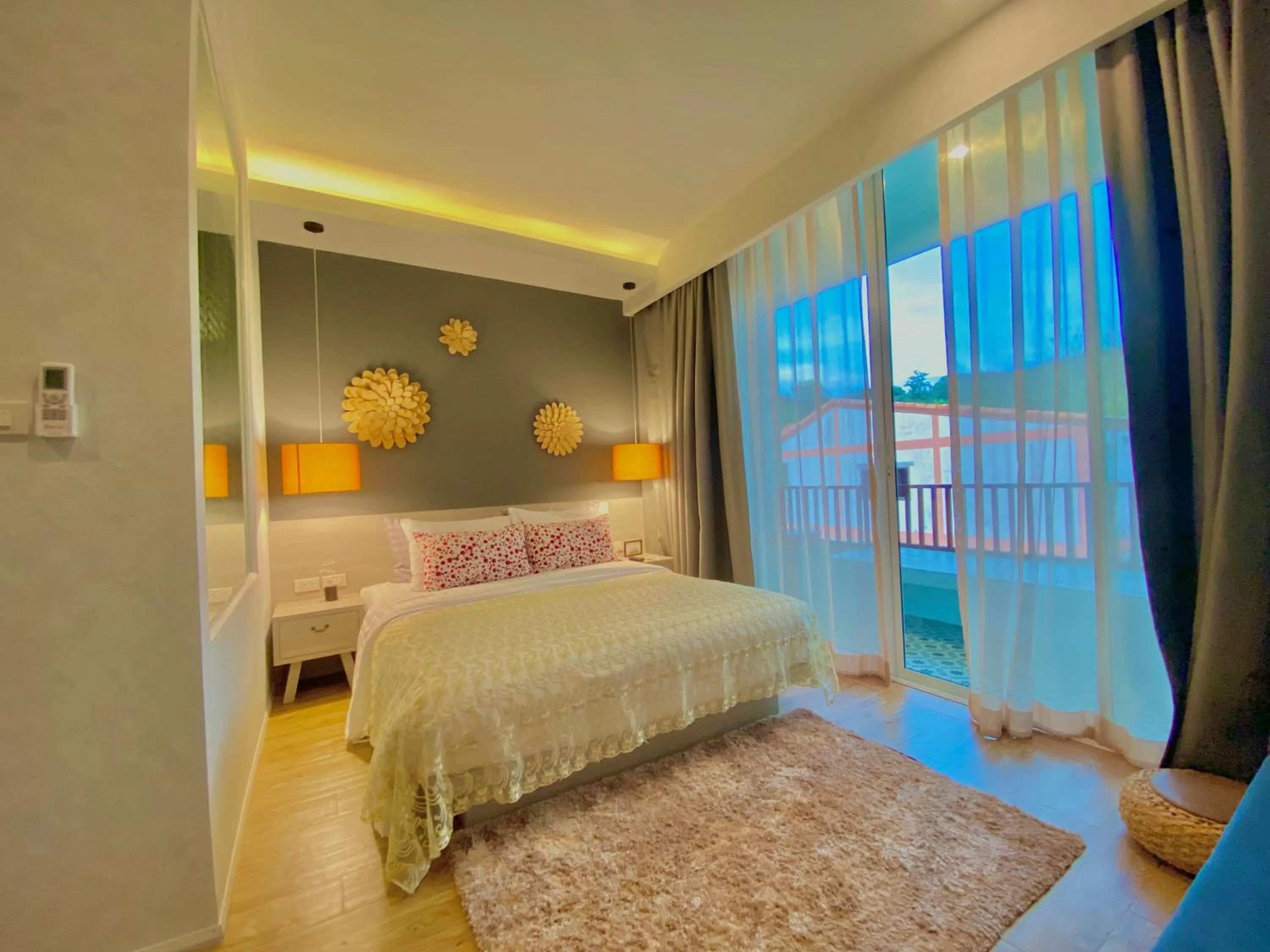 Bed in Mukrada House Boutique Hometel Krabi