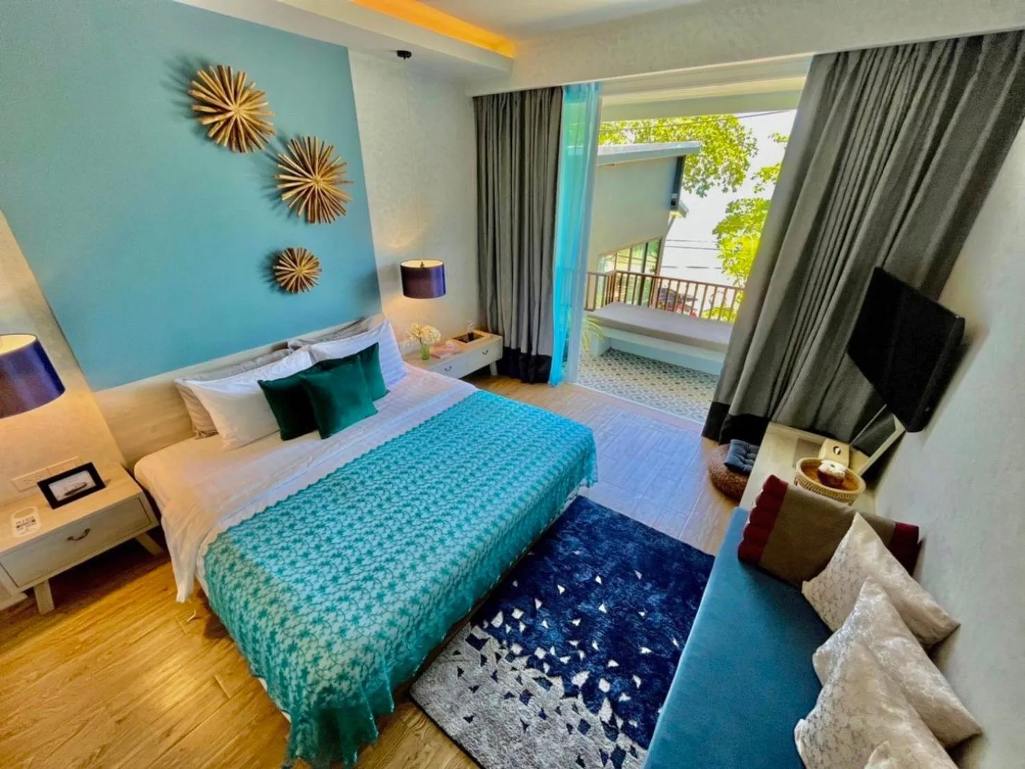 Bed in Mukrada House Boutique Hometel Krabi