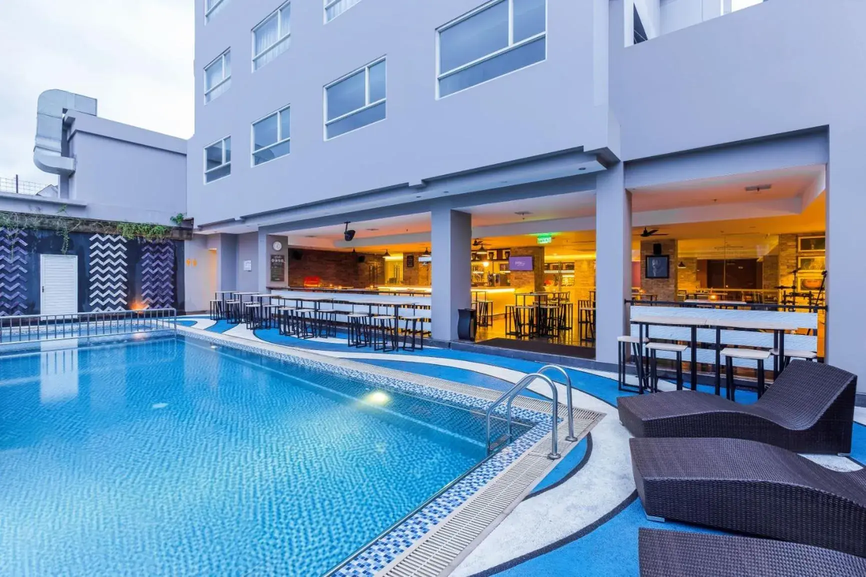 Property building, Swimming Pool in Royal Bay Hotel Makassar