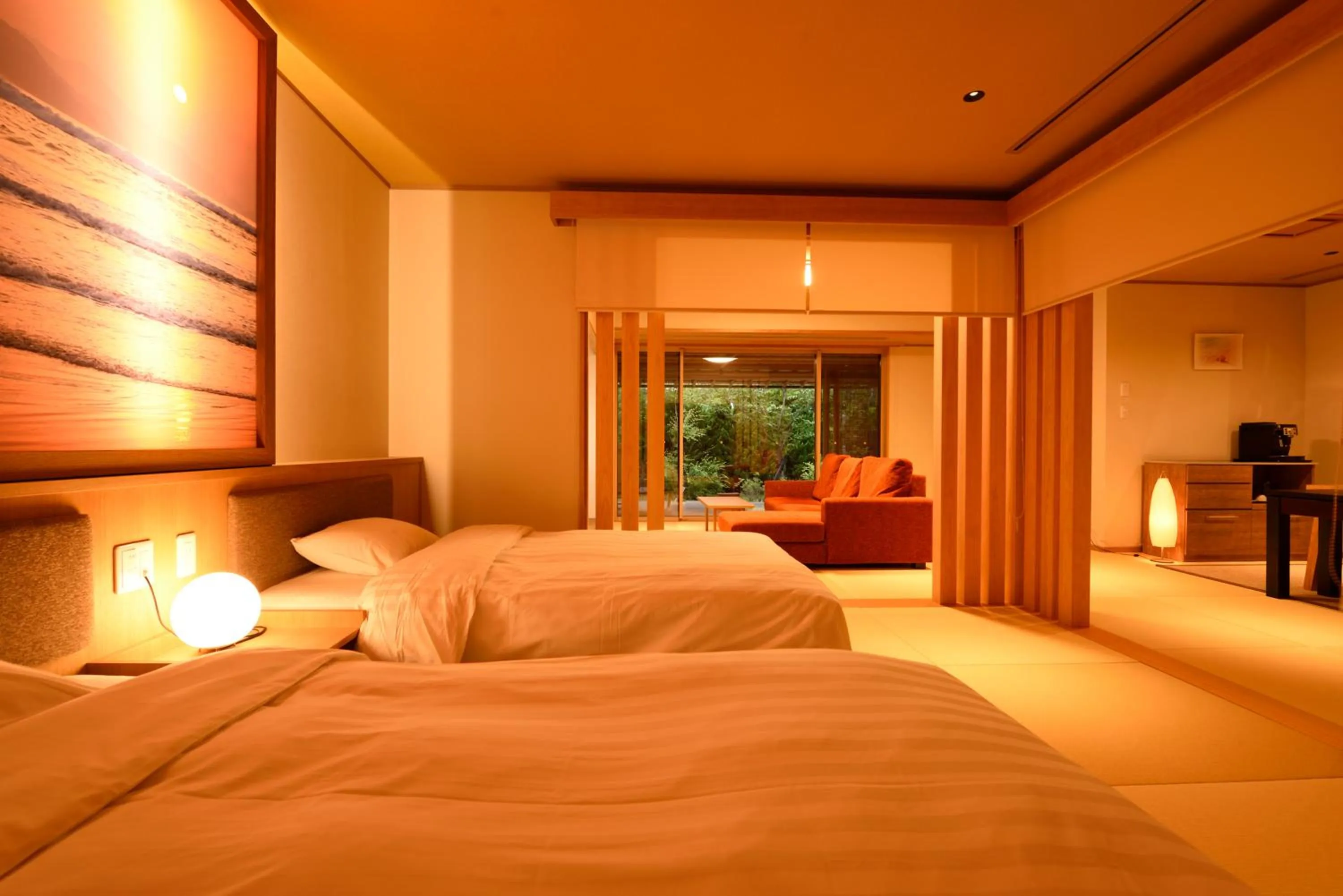 Bed in Kaikatei Hanagozen