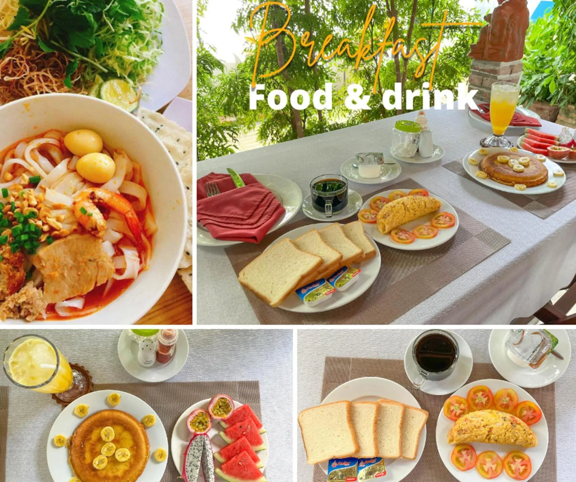 Breakfast in Trendy Life Villa Hoi An