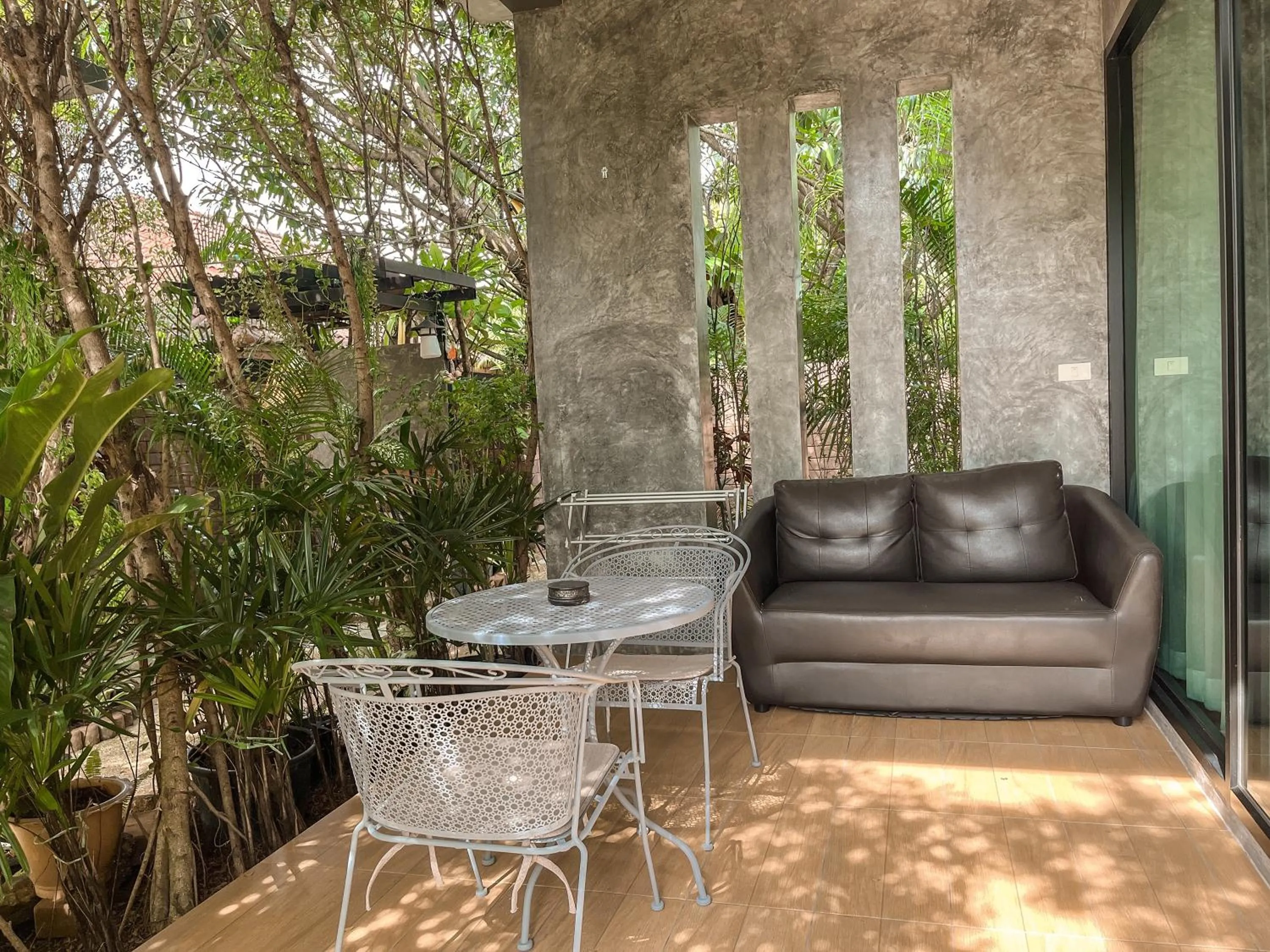 Seating area in BaanMee Phuket near Chalong Pier