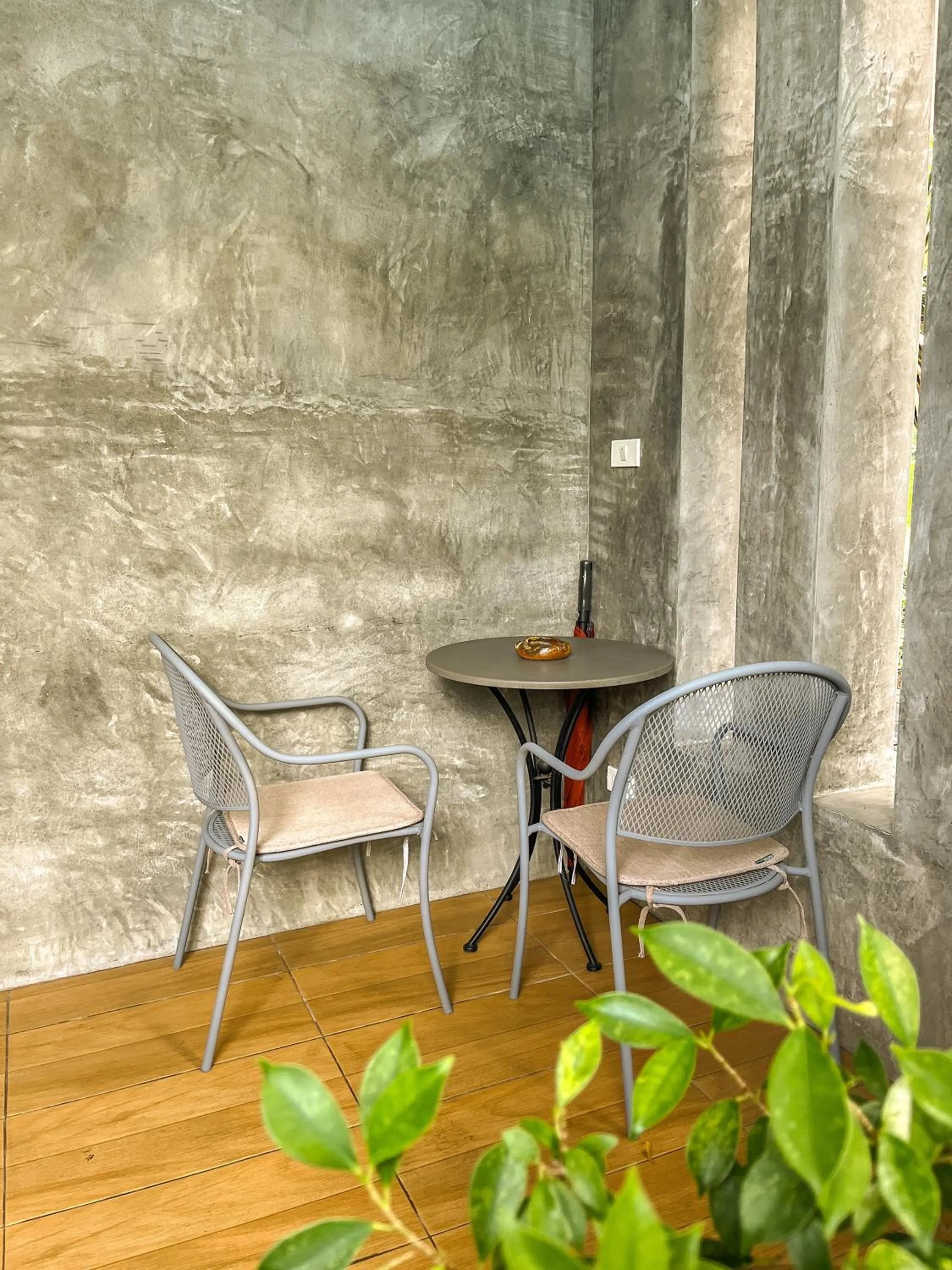 Seating area in BaanMee Phuket near Chalong Pier