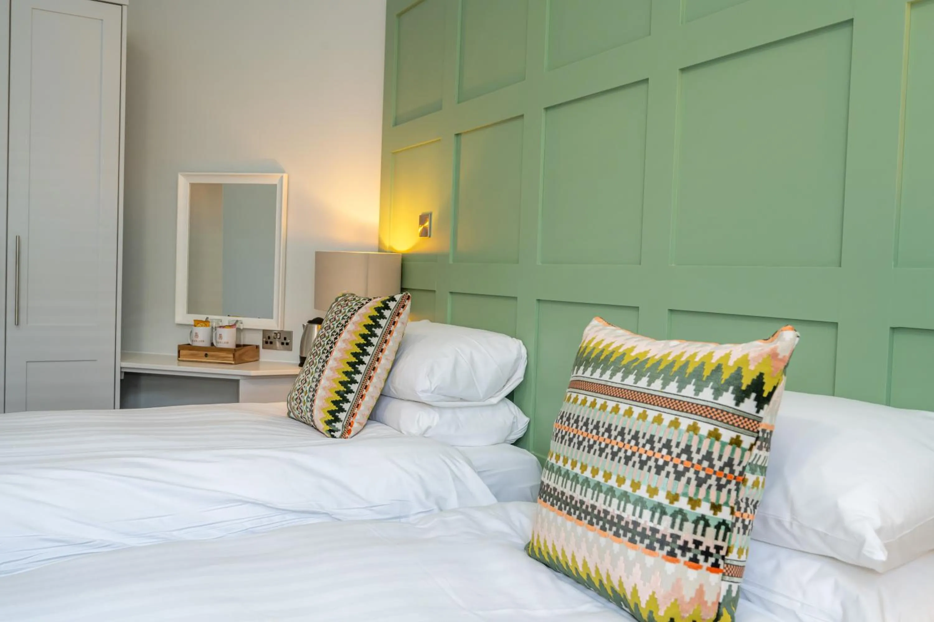 Bed in The Golden Lion Hotel