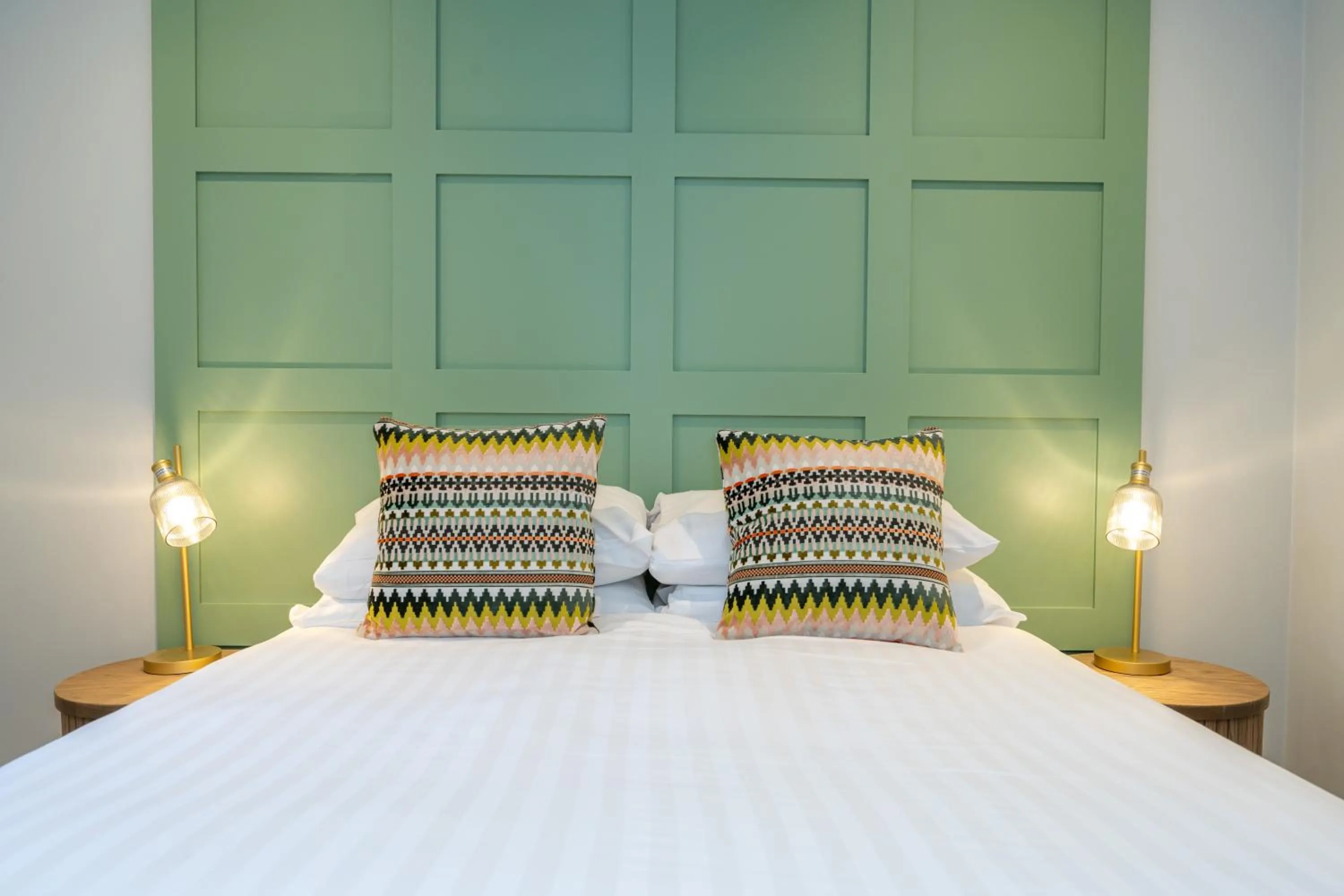 Bed in The Golden Lion Hotel