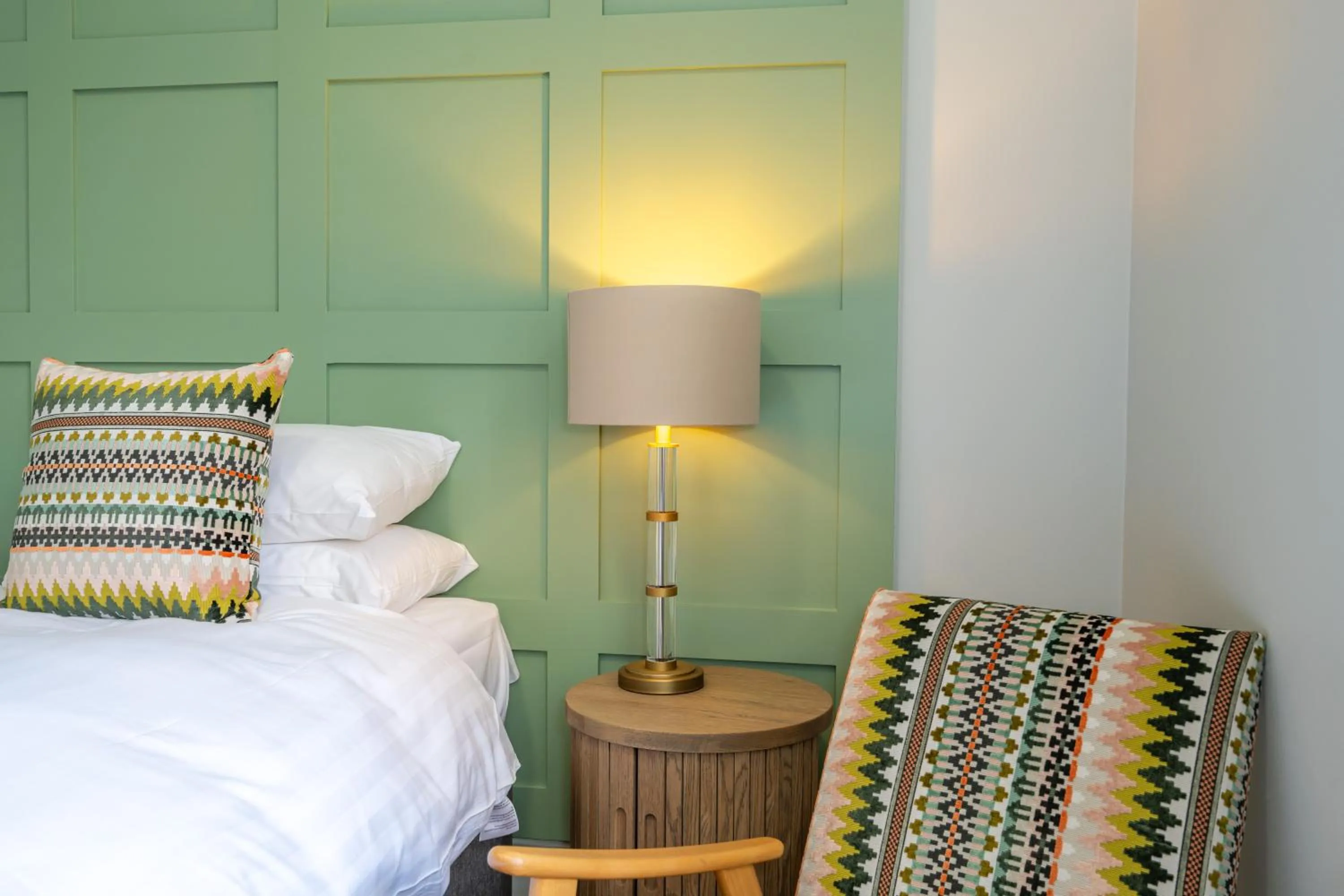 Bed in The Golden Lion Hotel