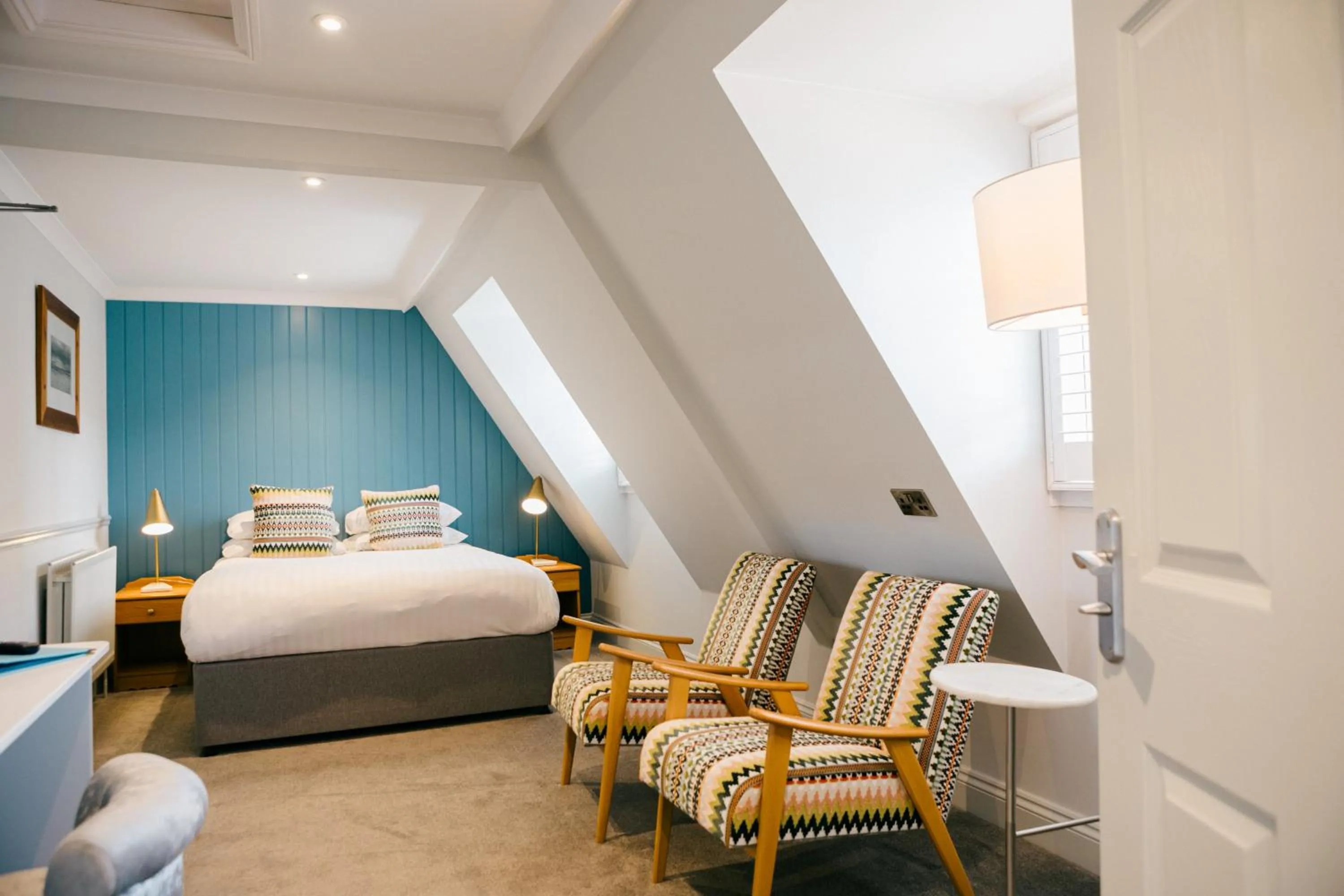 Bed in The Golden Lion Hotel