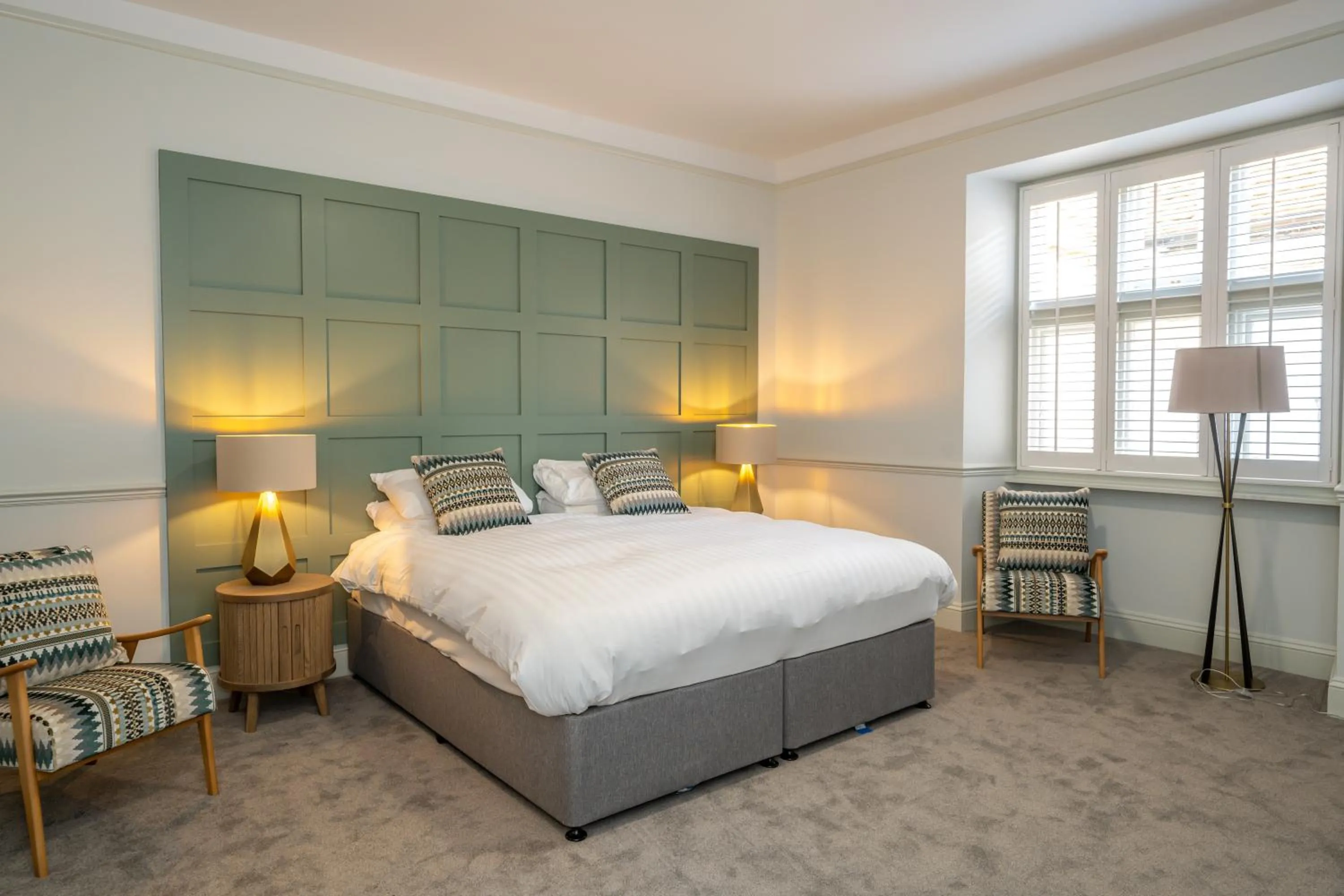 Bed in The Golden Lion Hotel