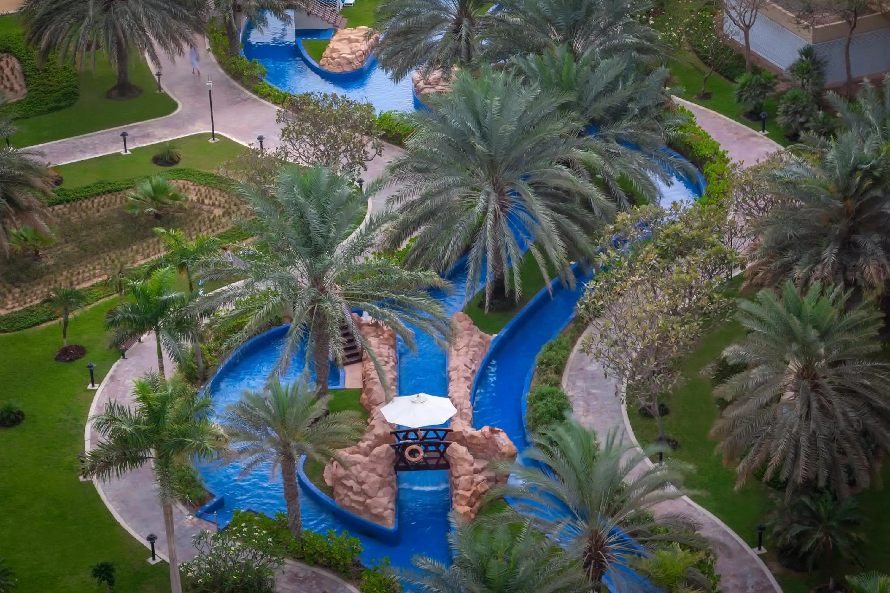 Bird's eye view in Dukes The Palm Dubai Hotel