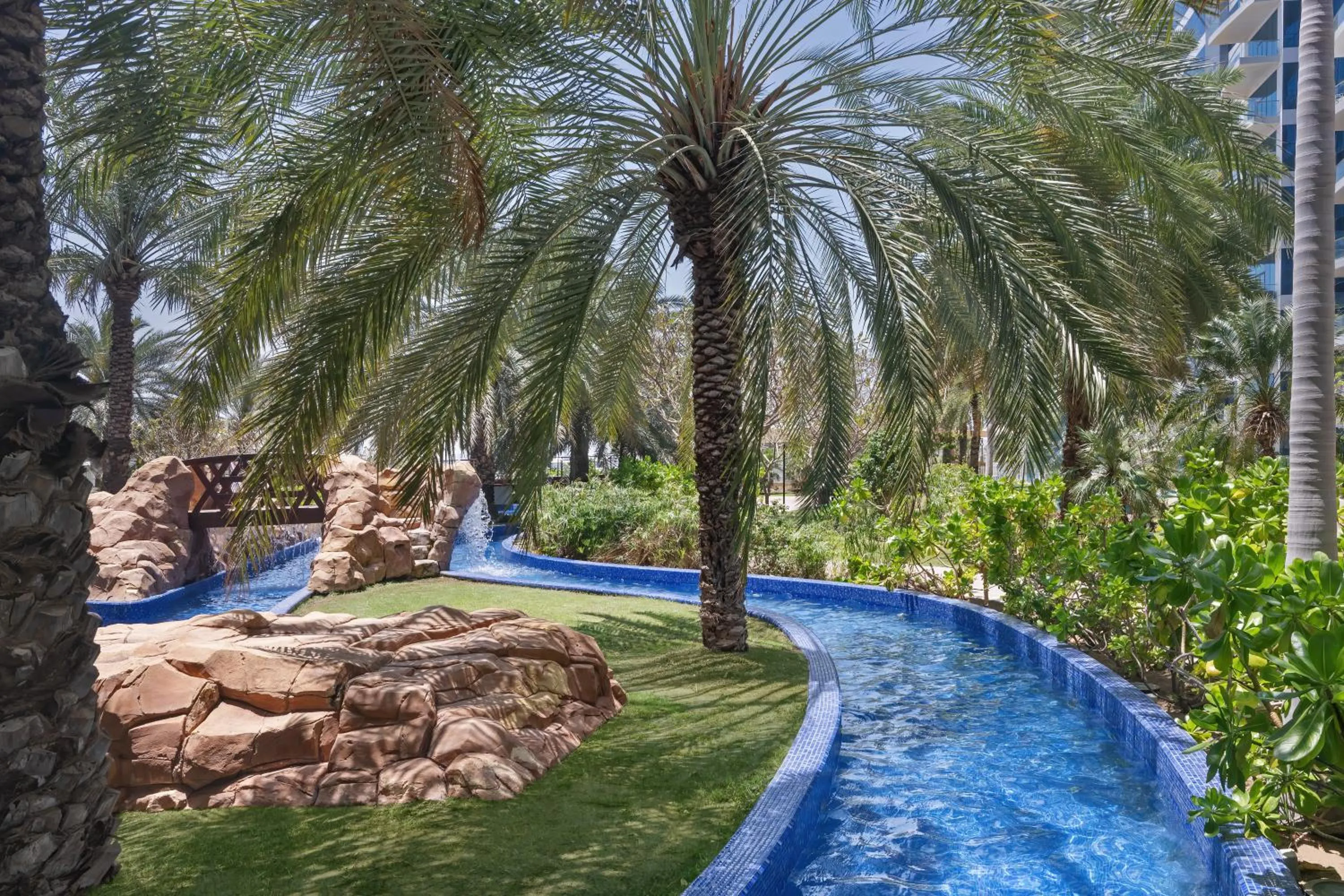 Swimming pool in Dukes The Palm Dubai Hotel