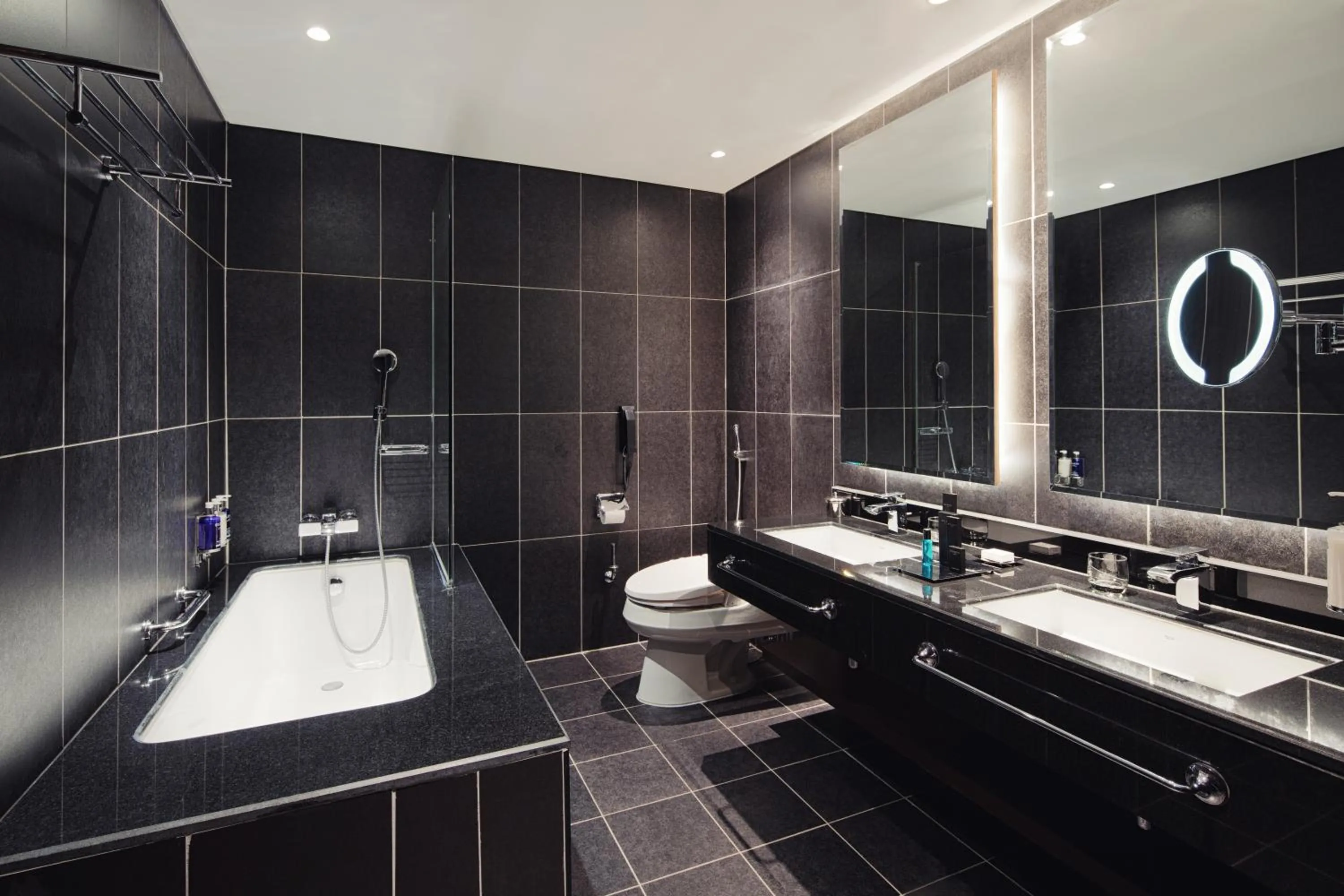 Bathroom in Dukes The Palm Dubai Hotel