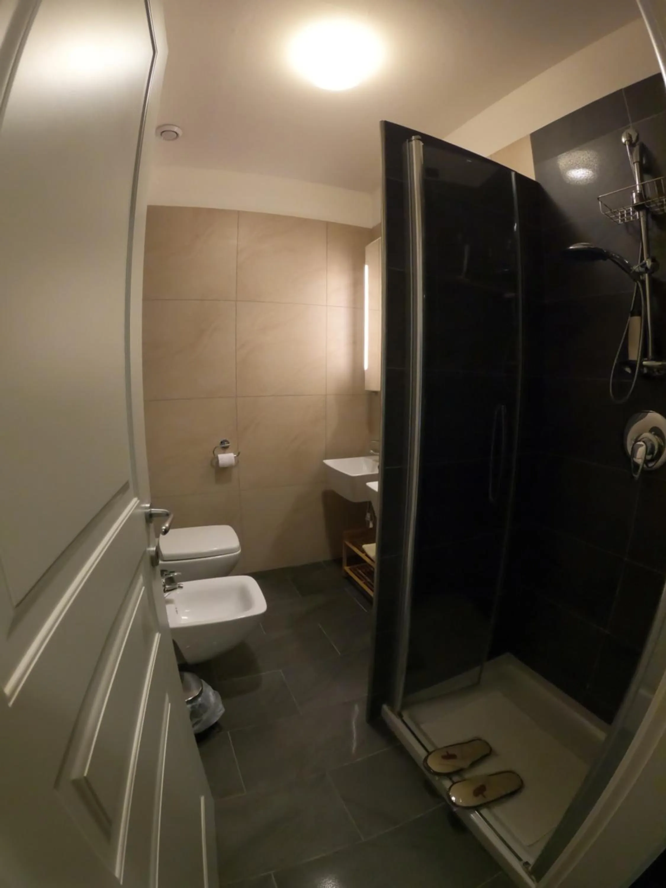 Shower in Five Roses Bed & Breakfast