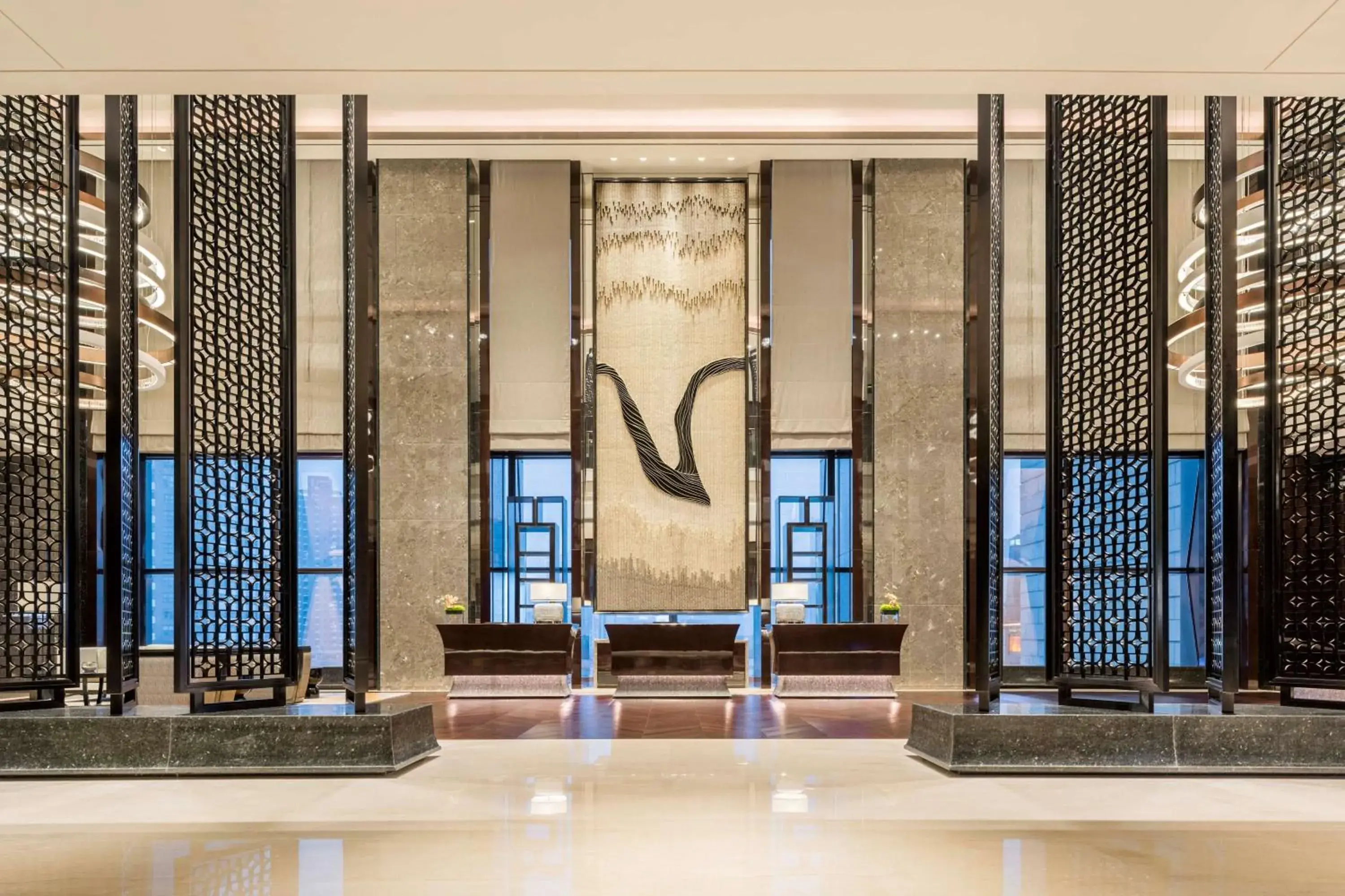 Lobby or reception in Hyatt Regency Shanghai Global Harbor Lobby or reception in Hyatt Regency Shanghai Global Harbor