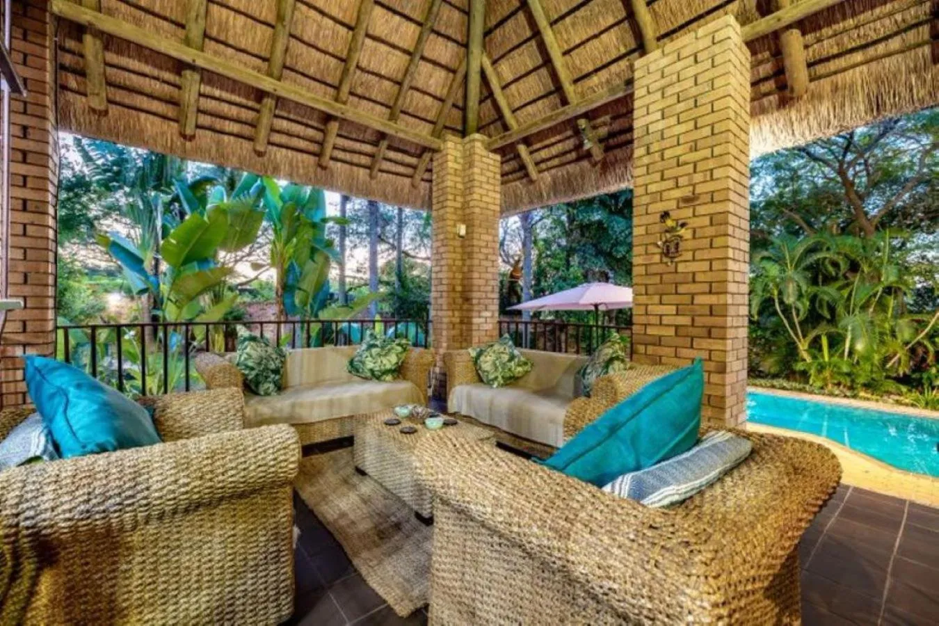 Patio in Dreamfields Guesthouse