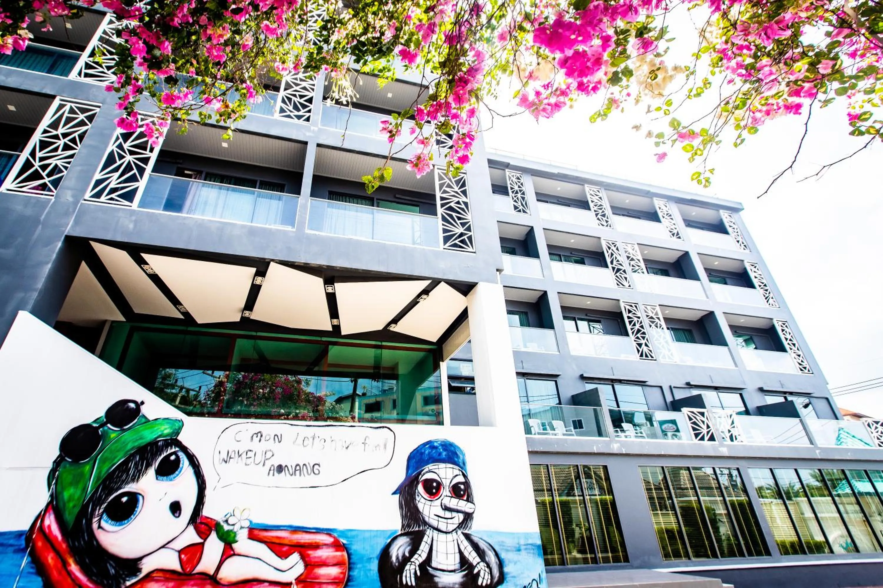 Property building in Wake Up Aonang Hotel