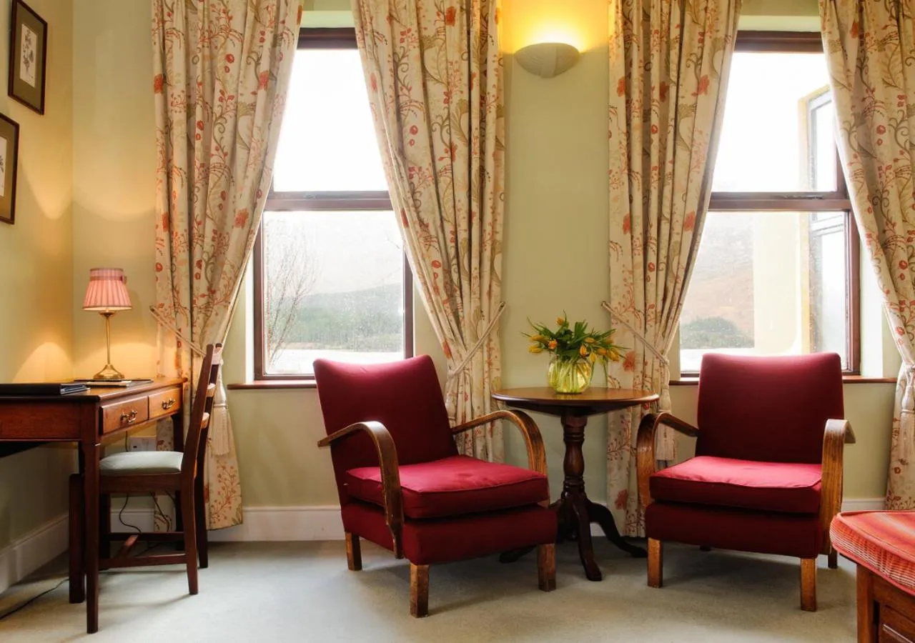 Seating area in Lough Inagh Lodge Hotel