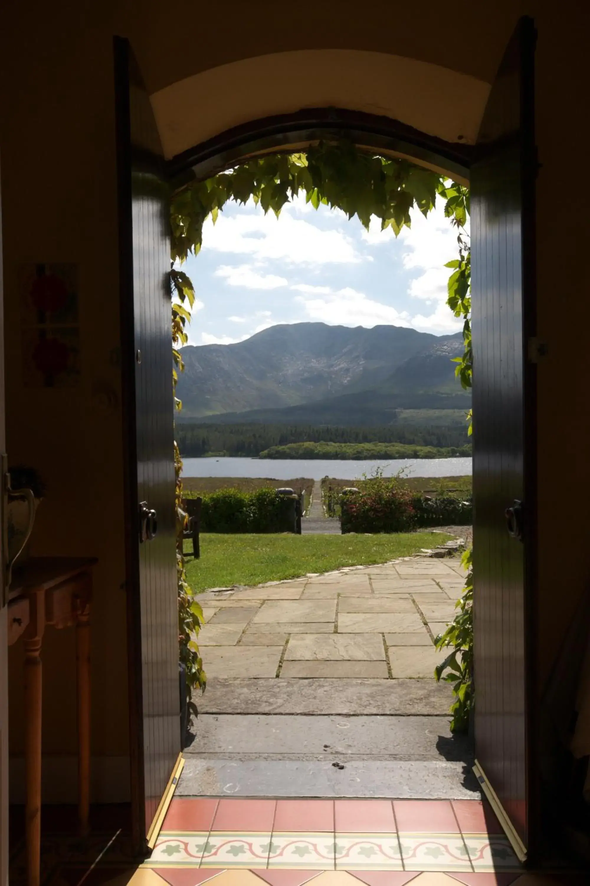 Facade/entrance in Lough Inagh Lodge Hotel Facade/entrance in Lough Inagh Lodge Hotel