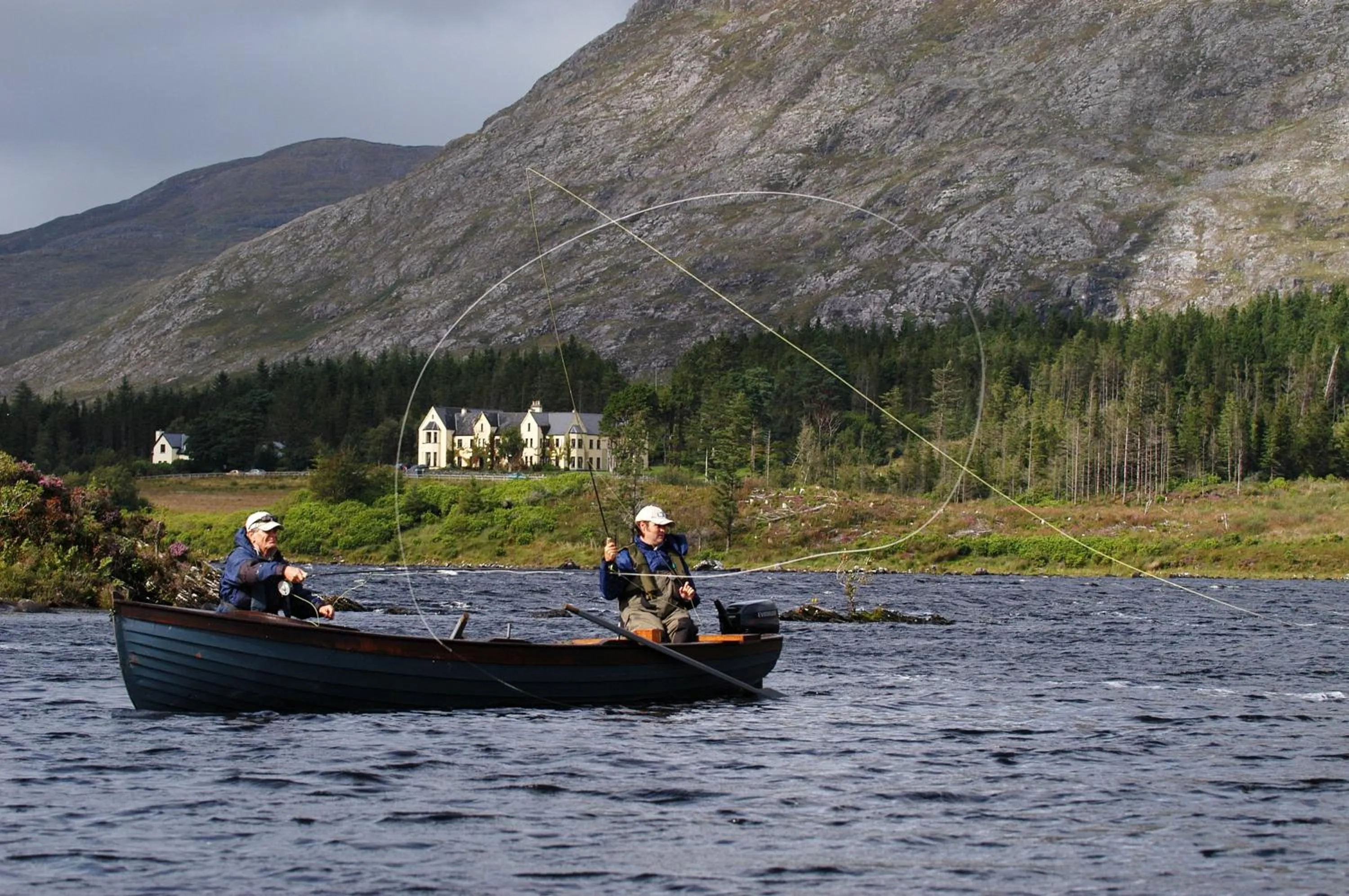 Fishing in Lough Inagh Lodge Hotel