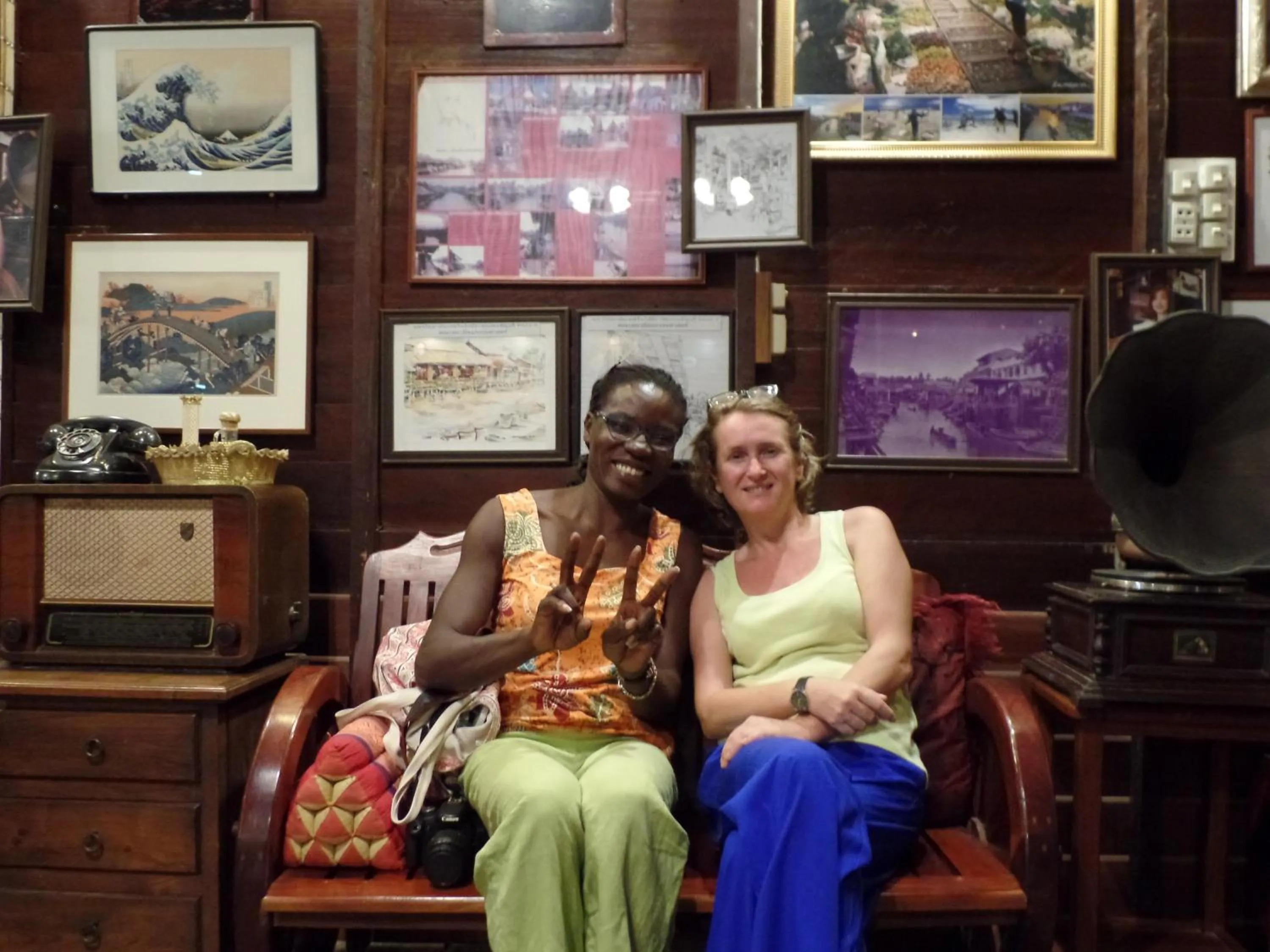 On site in Ban Mae Arom