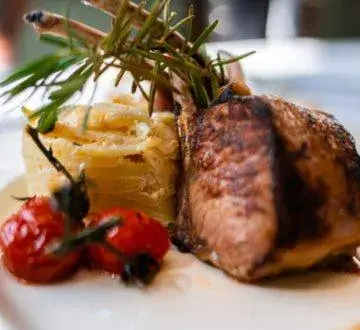 Food close-up in Seaview House Hotel Food close-up in Seaview House Hotel