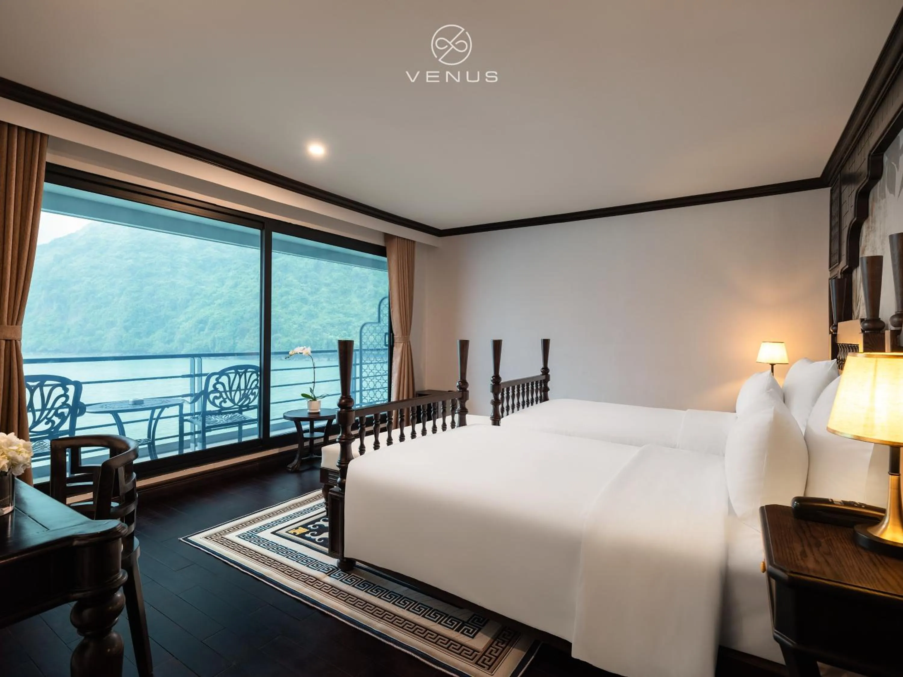 Bed in Era Cruise Halong Bay by Venus Group