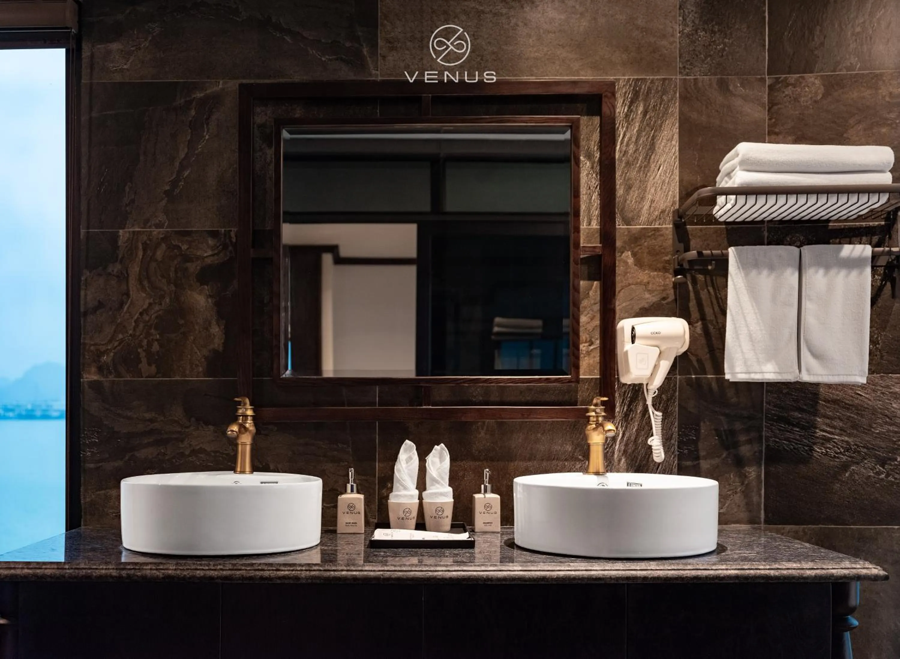 Bathroom in Era Cruise Halong Bay by Venus Group