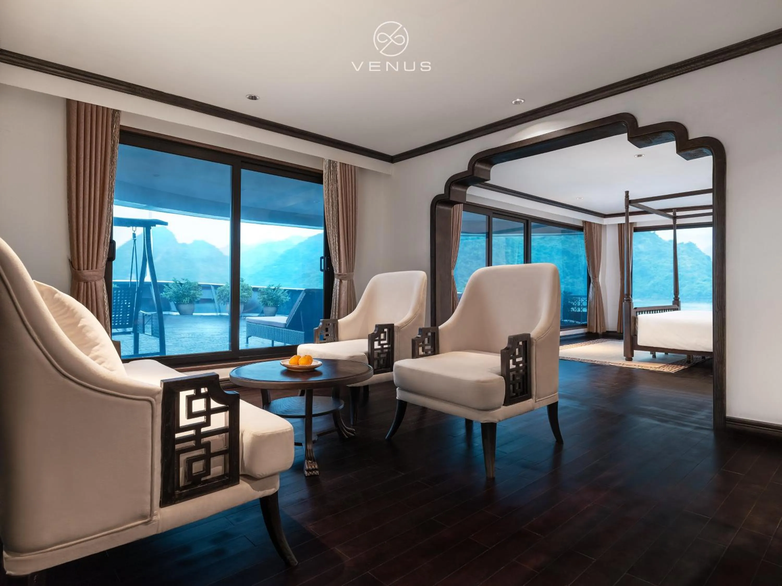 Living room in Era Cruise Halong Bay by Venus Group