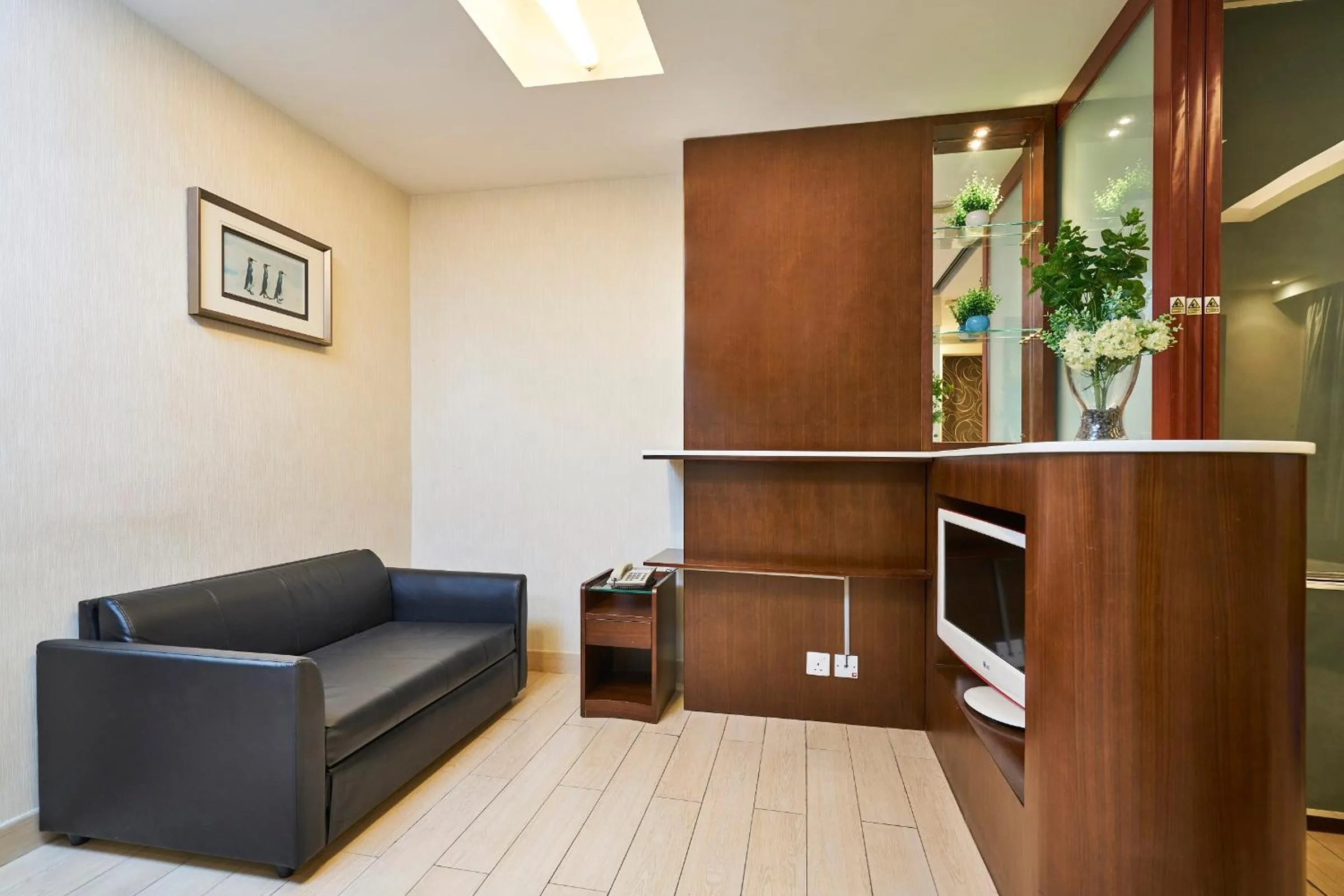 Seating area in Pop Inn Mong Kok