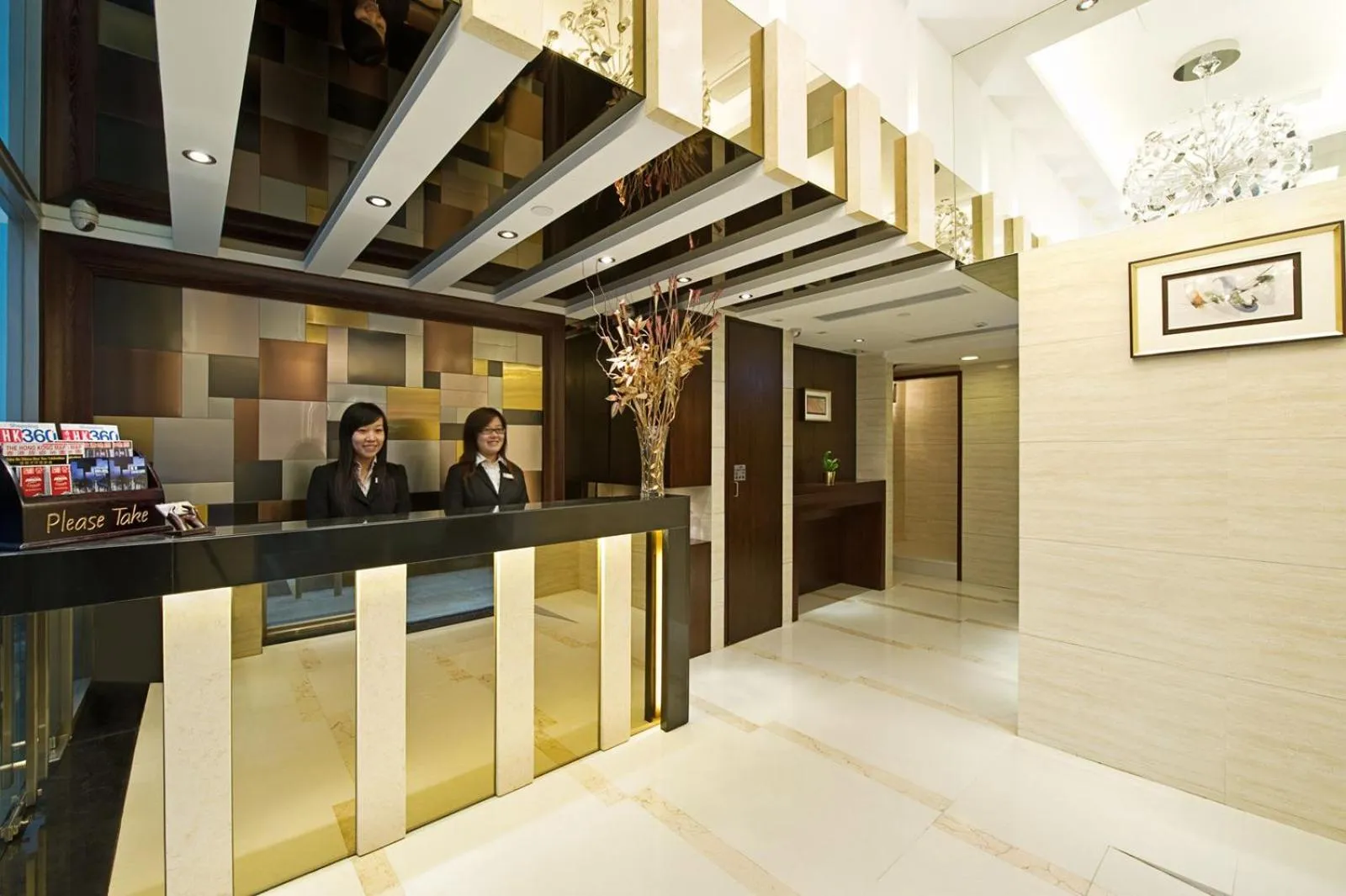 Lobby or reception in Pop Inn Mong Kok