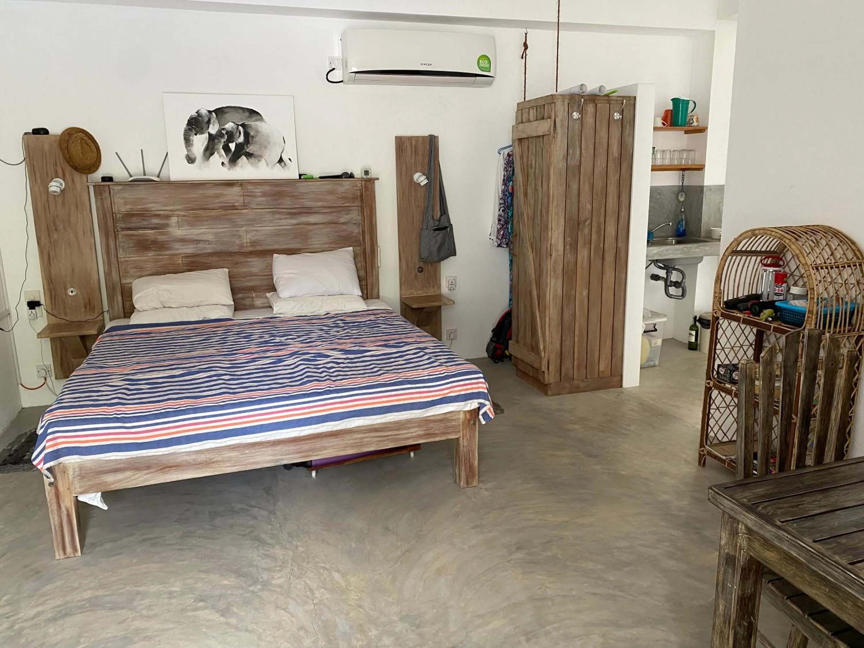 Bed in Jippie The Villa