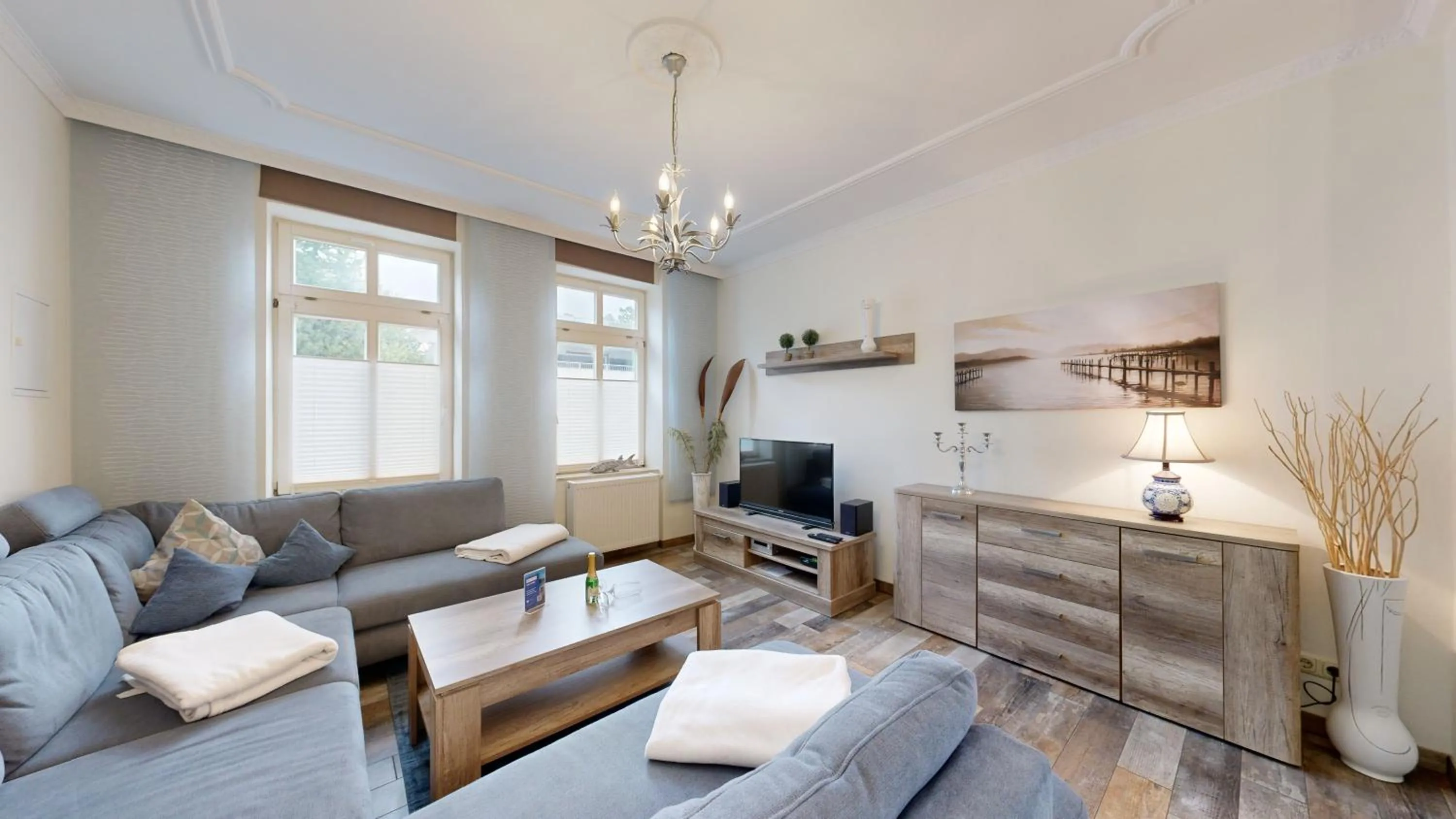 strandnahe FeWo mit Terrasse, Villa Vergissmeinnicht 01, Binz