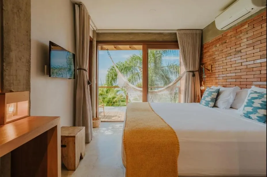 Bed in Villa Gardena Suites