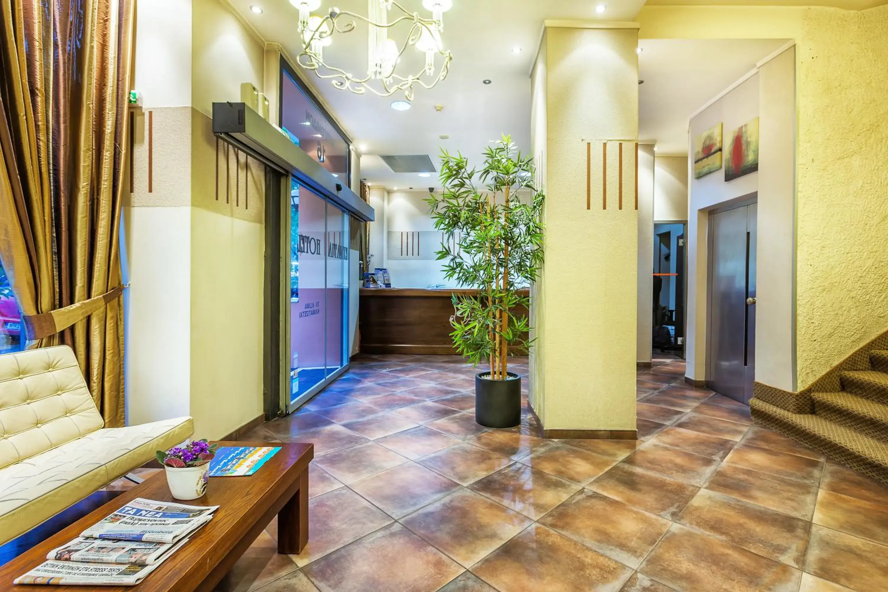 Lobby or reception in Egnatia Hotel Lobby or reception in Egnatia Hotel