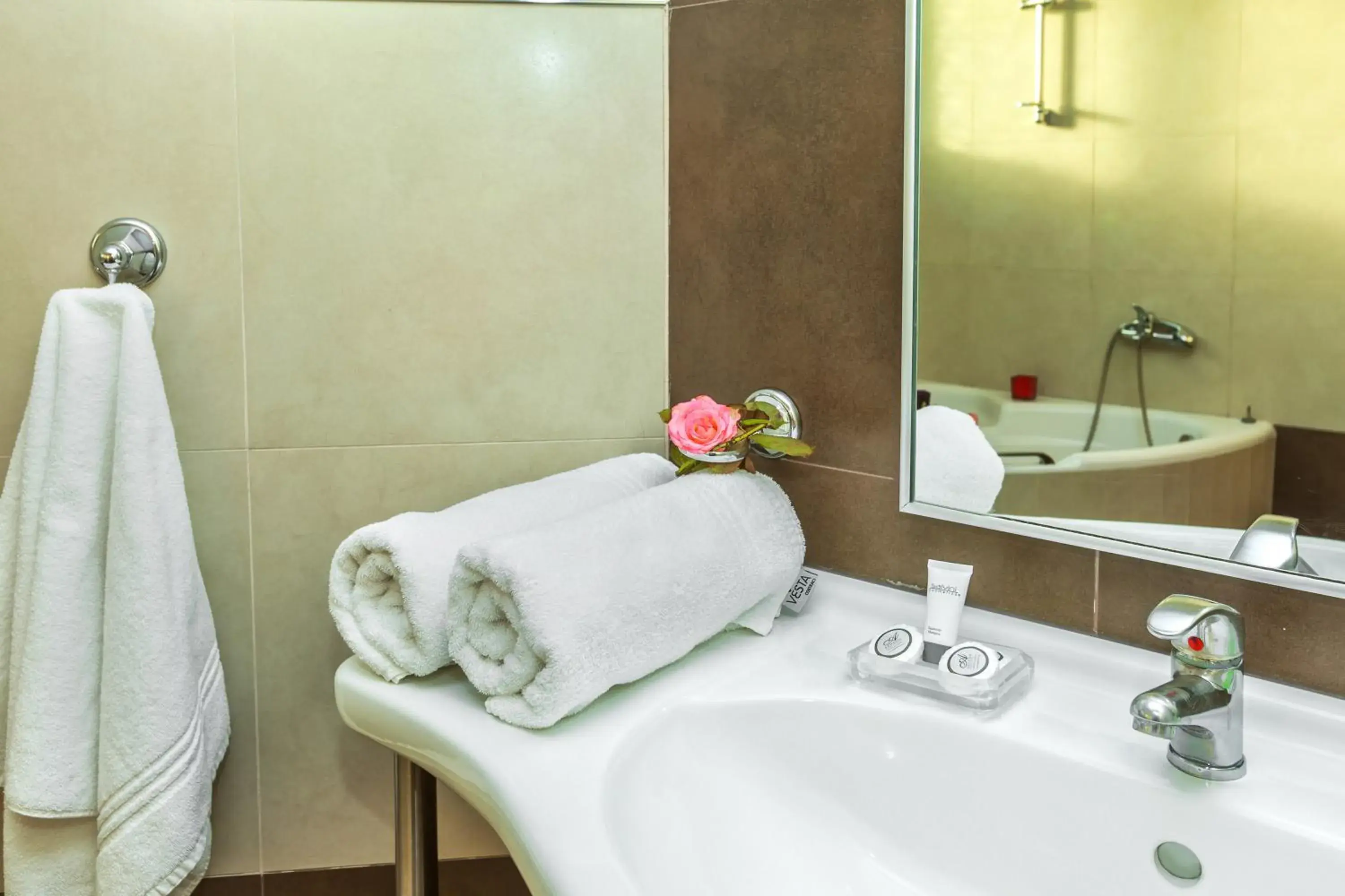 Bathroom in Egnatia Hotel Bathroom in Egnatia Hotel