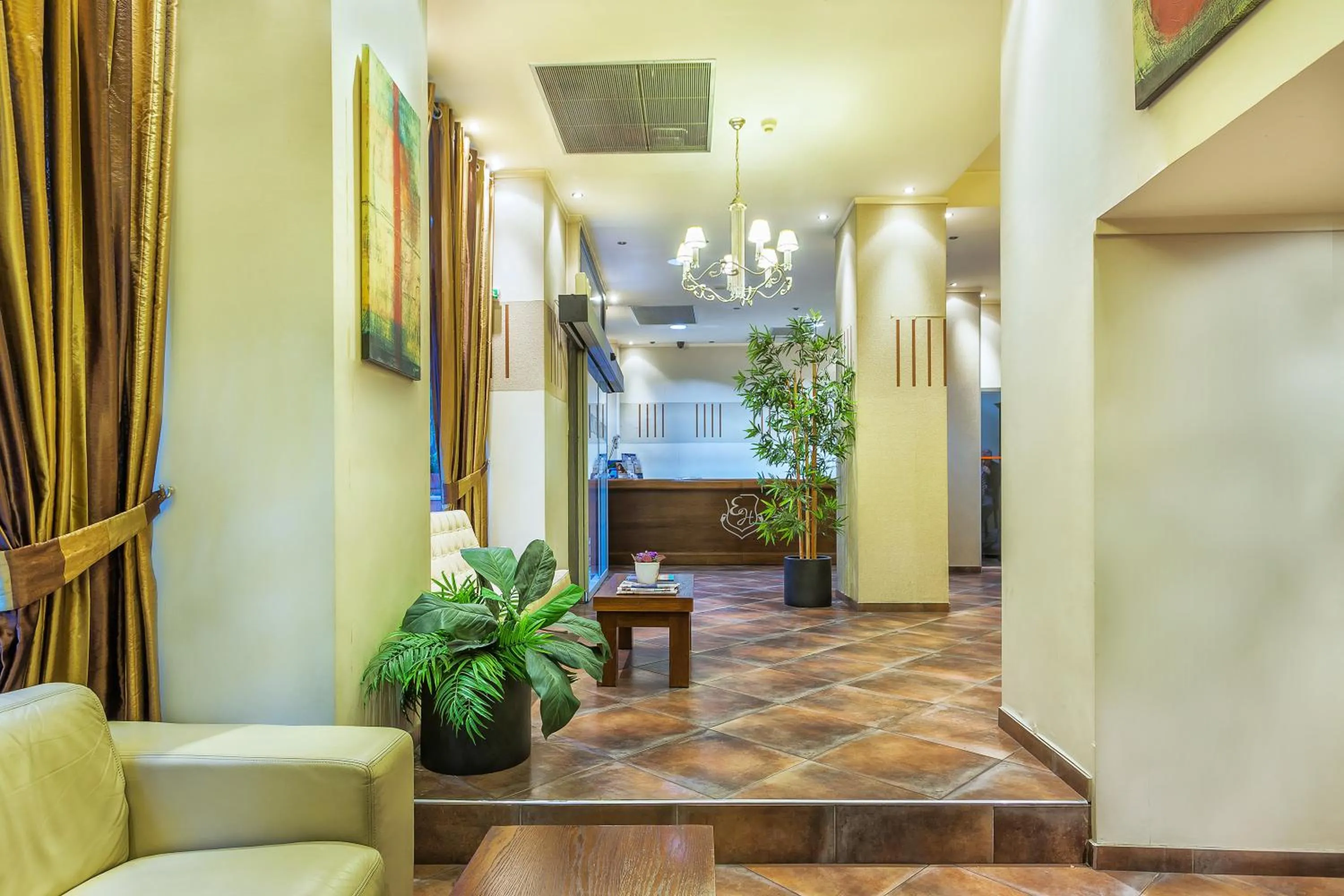 Lobby or reception in Egnatia Hotel