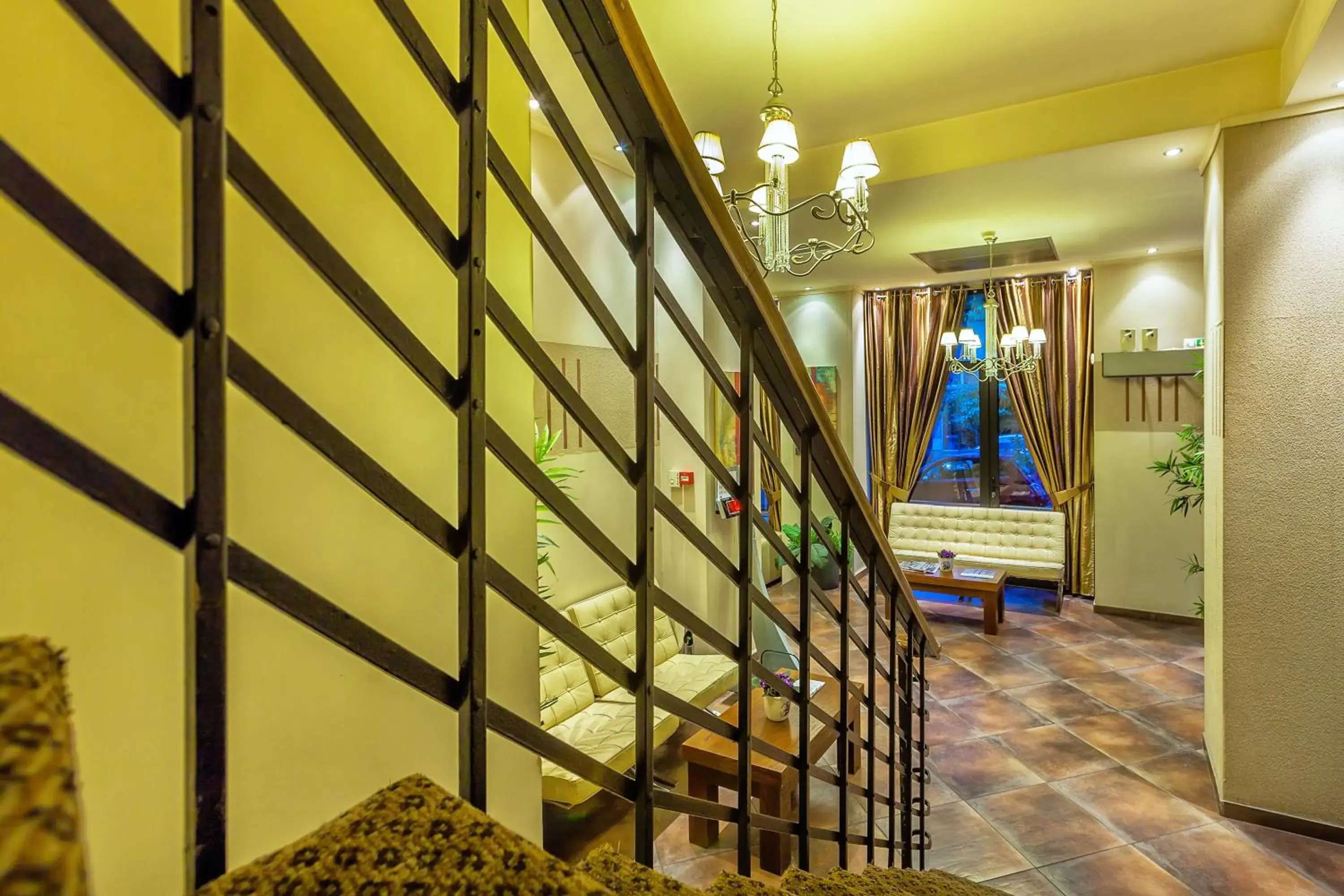 Lobby or reception, Bed in Egnatia Hotel Lobby or reception, Bed in Egnatia Hotel