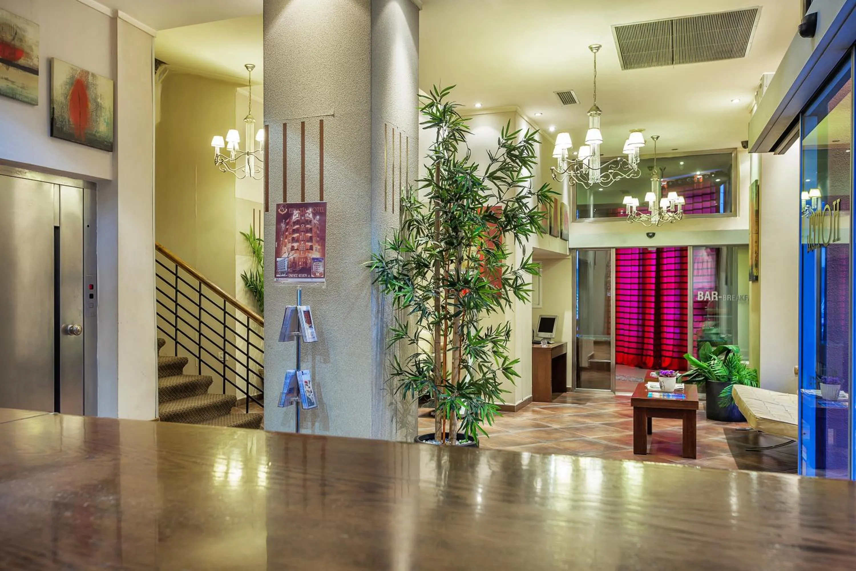 Lobby or reception in Egnatia Hotel