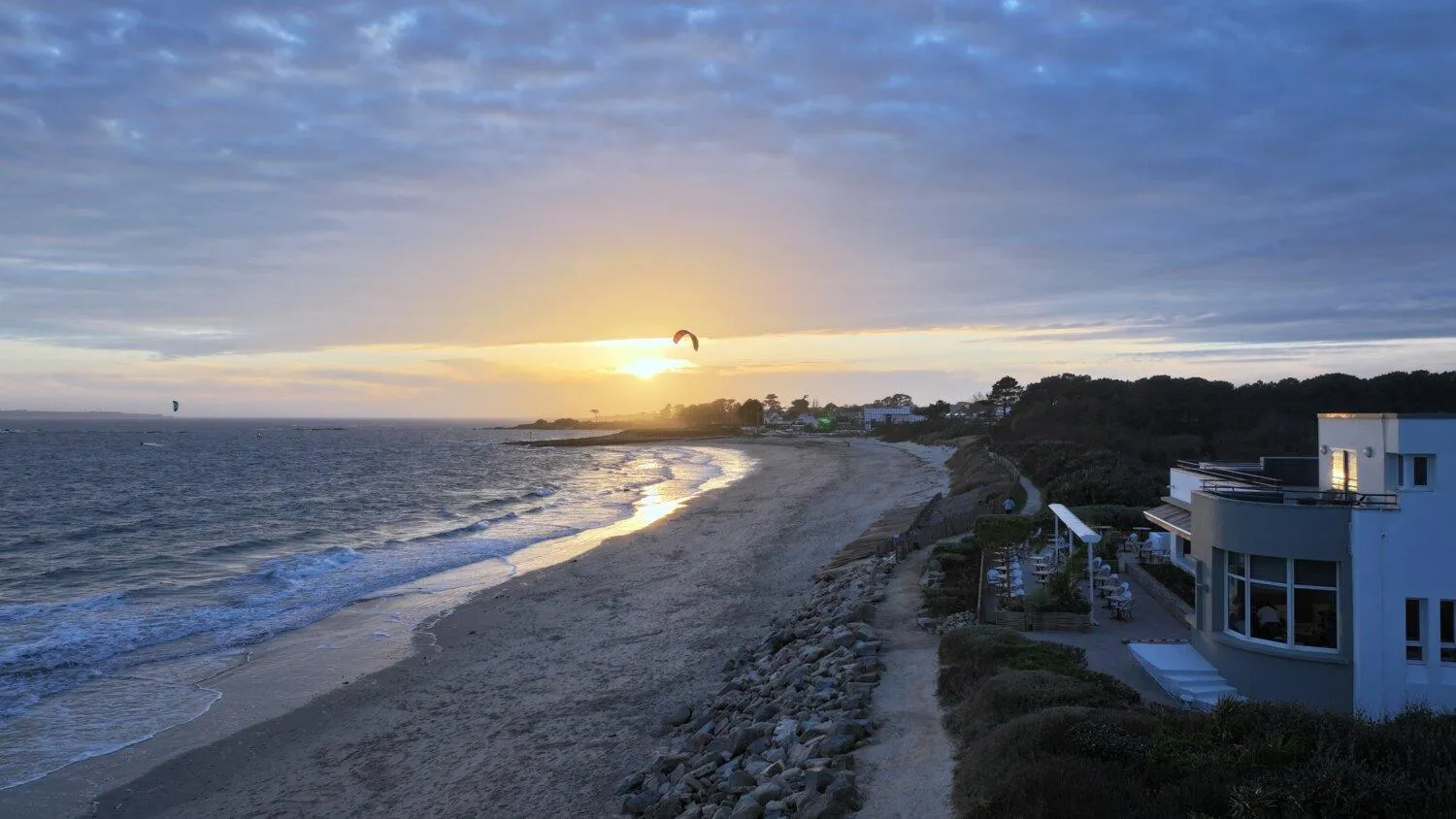 Beach in Logis Hôtel & Restaurant LES MOUETTES - Larmor Plage, Proche de LORIENT